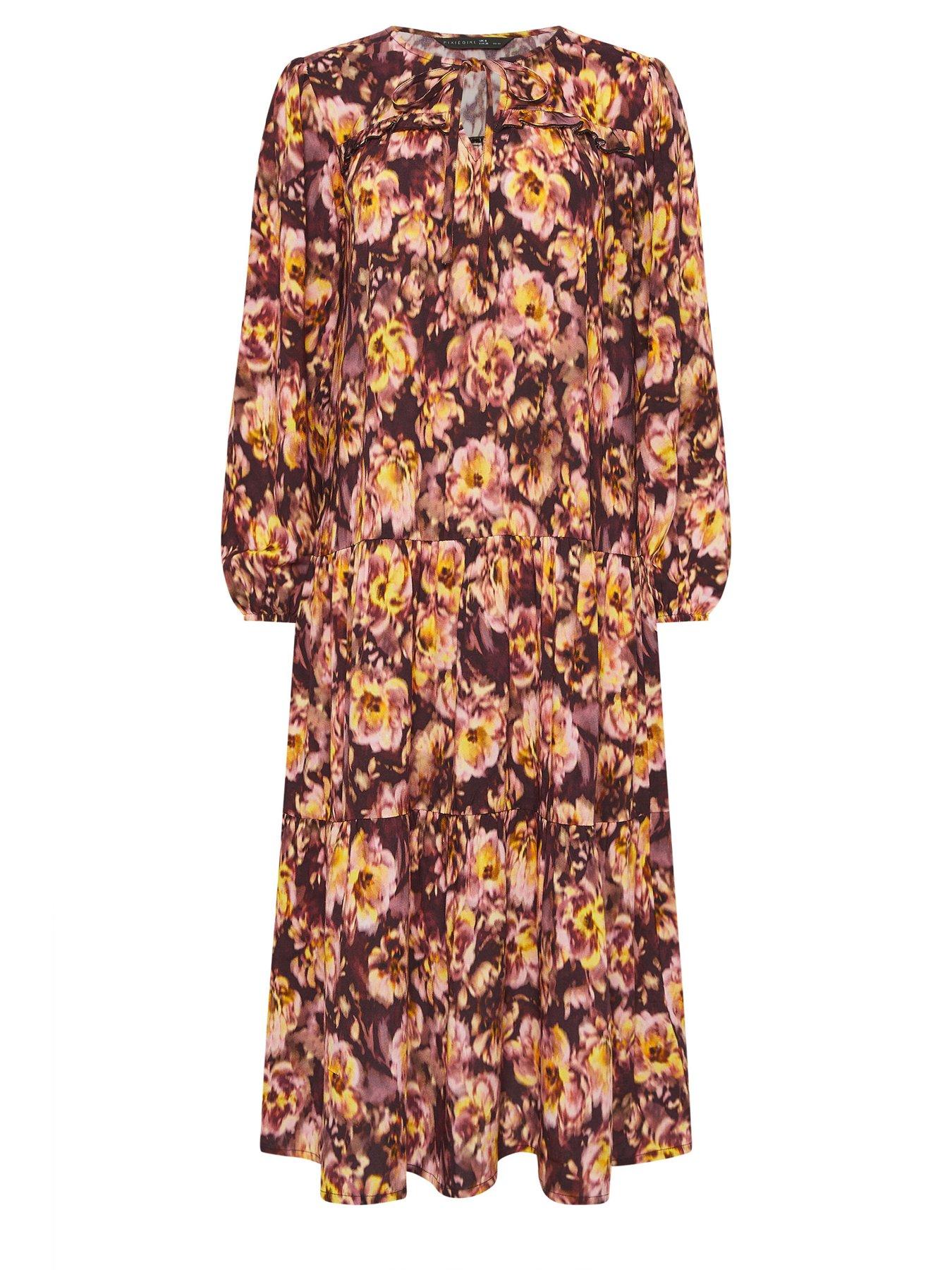 pixiegirl-petite-blurred-floral-ruffle-midi-dressdetail