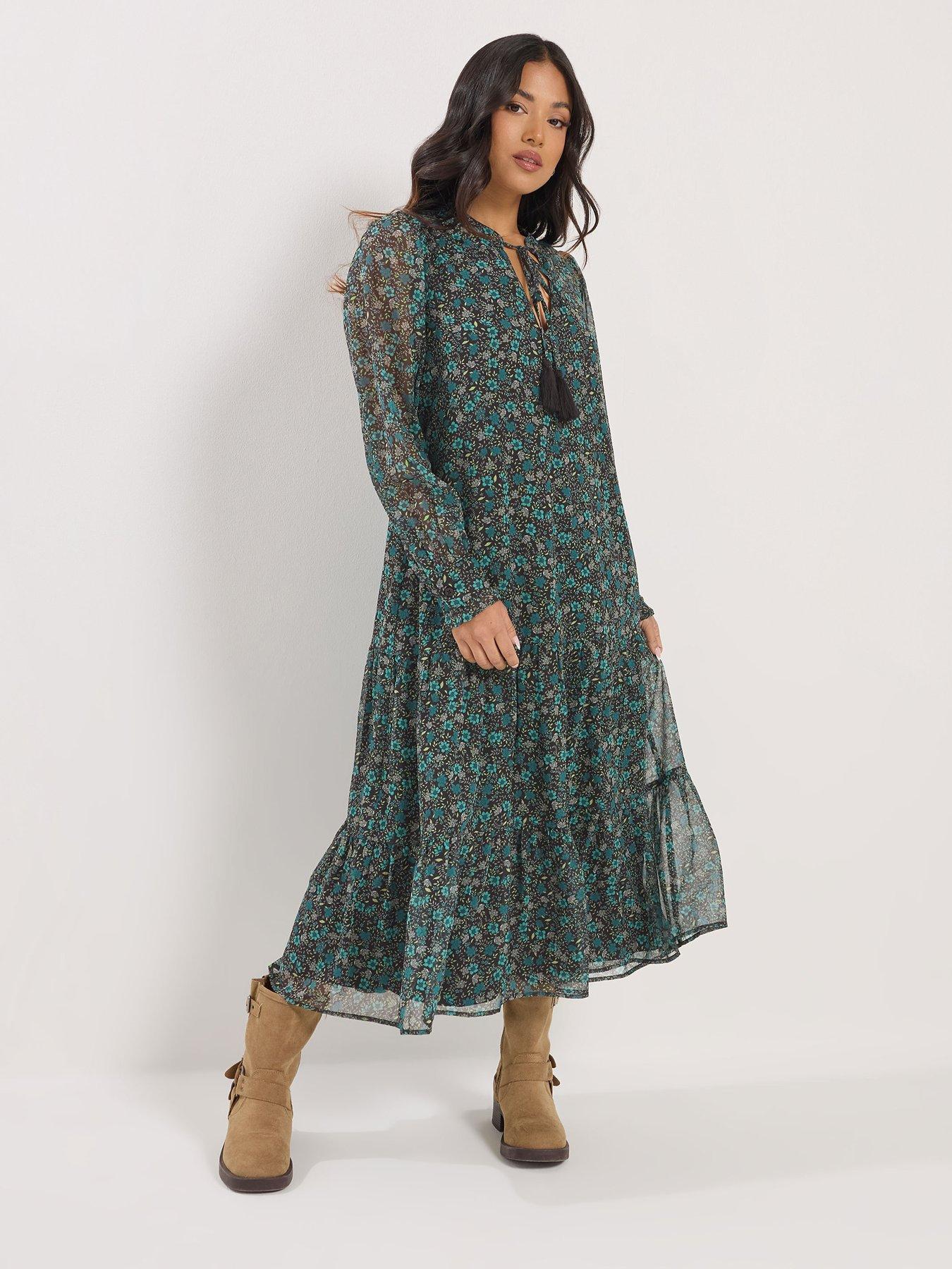 pixiegirl-petite-lace-up-midi-dressfront