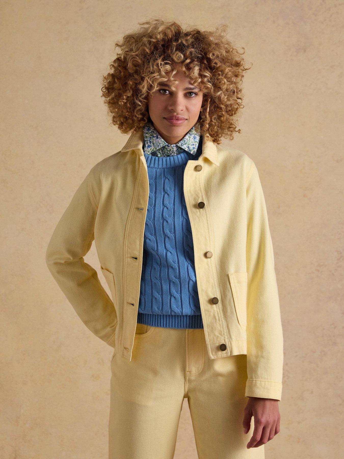 Joules Marlow Denim Jacket - Yellow