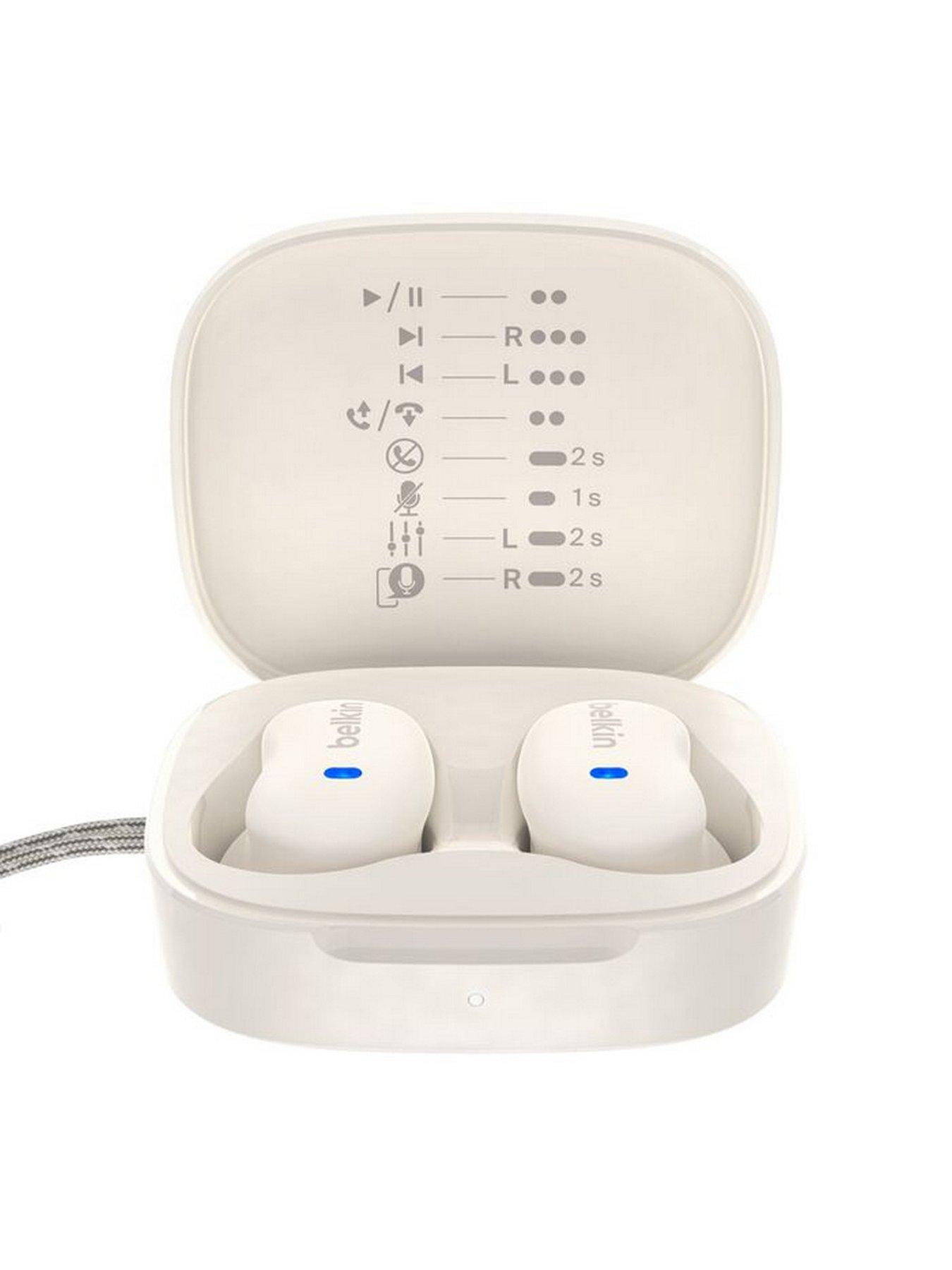 Image 6 of 6 of Belkin Soundform Anywhere True Wireless Earbuds - Cream&nbsp;
