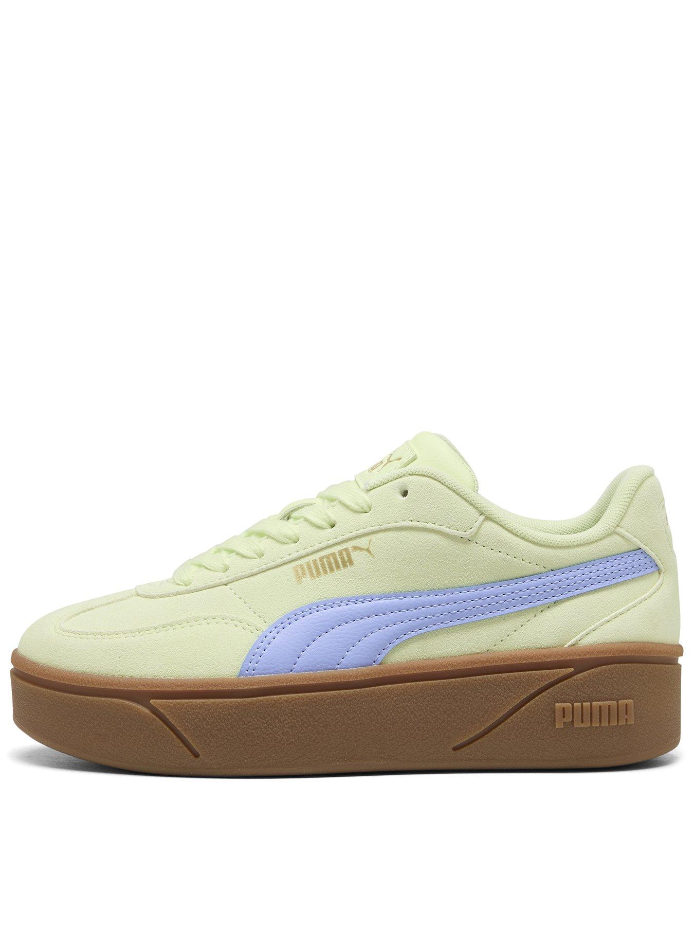 Puma Womens Puma Club Ii Era Platform Sd Trainer - Lemon