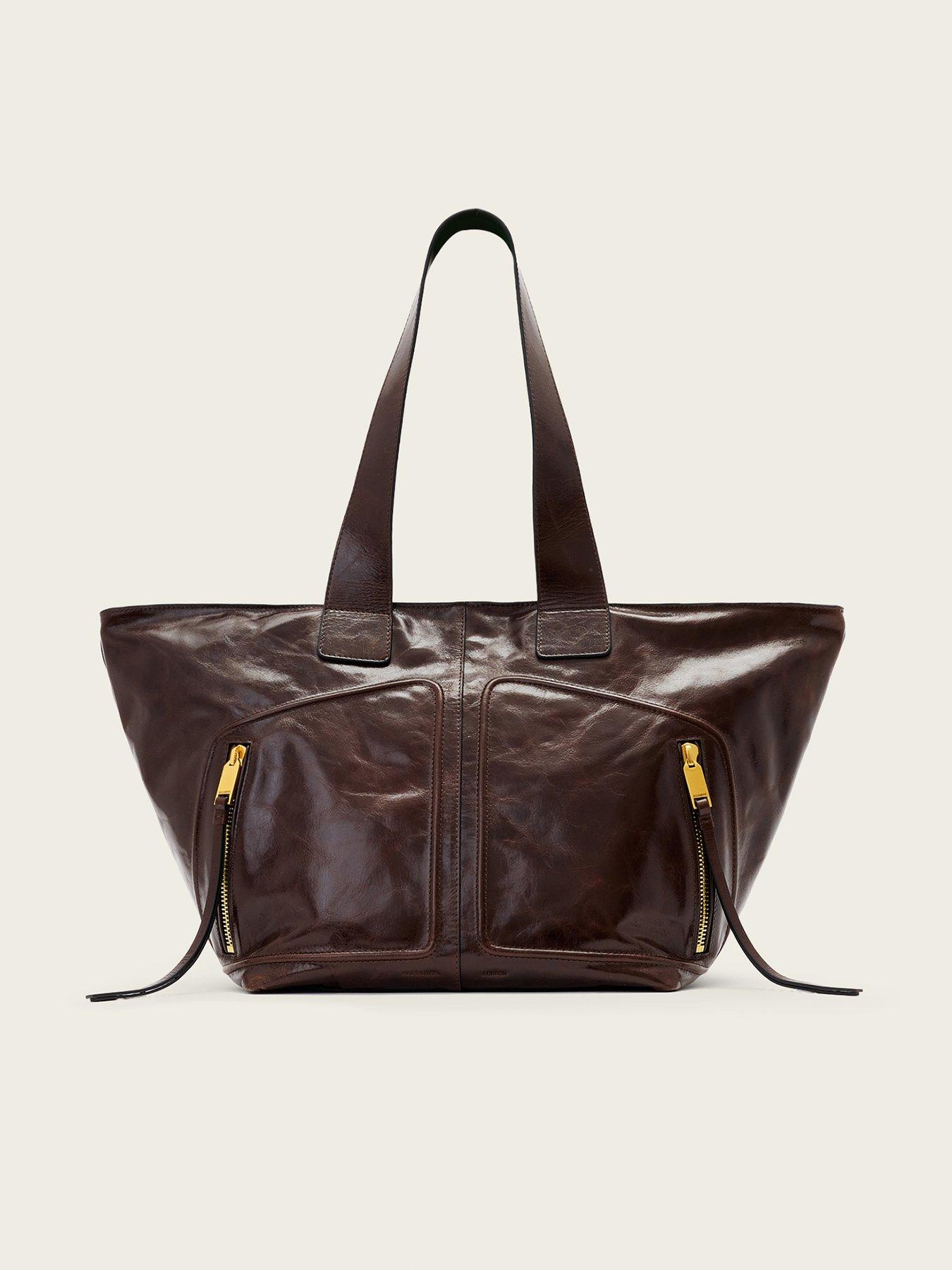 allsaints-jean-rey-tote-brownfront