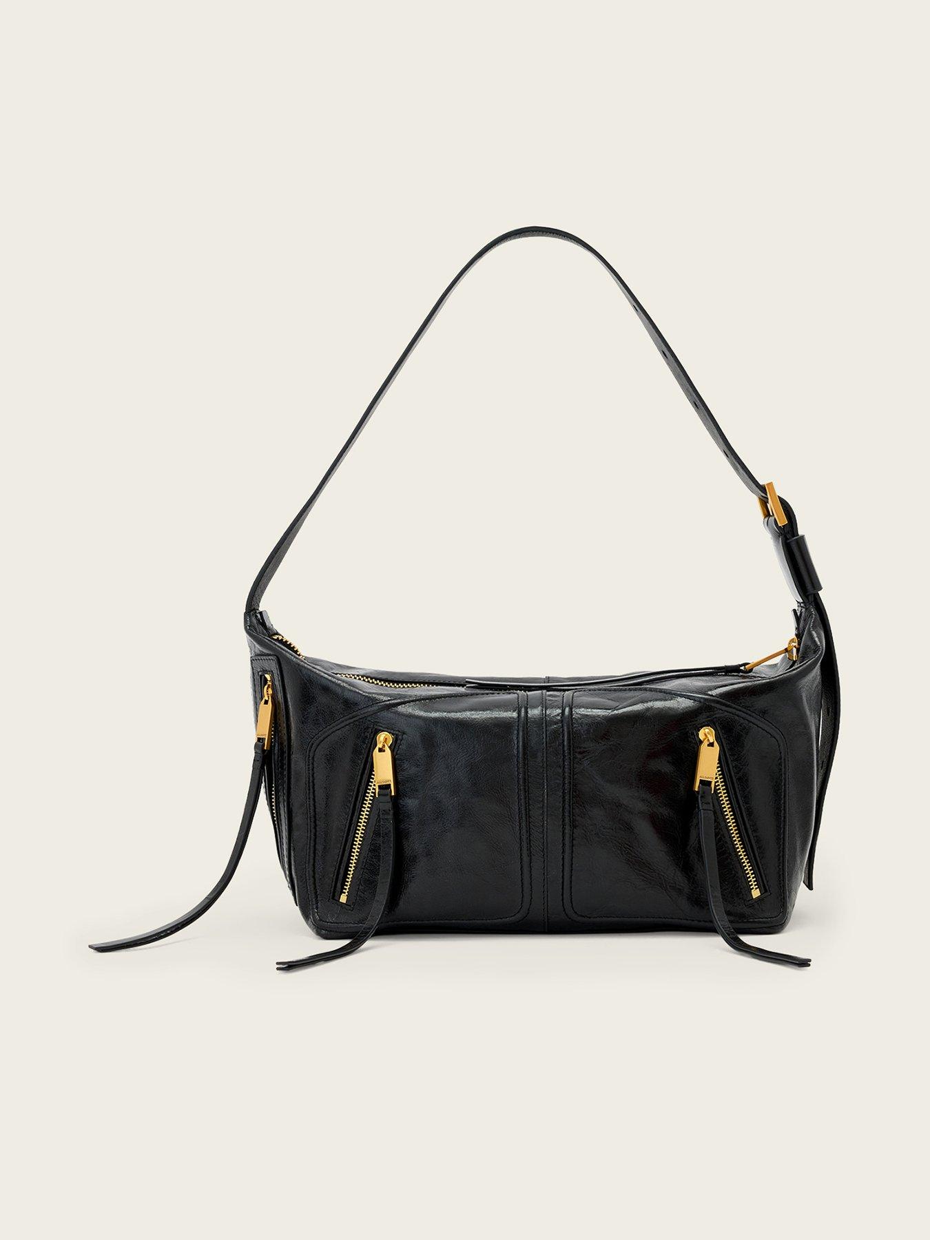 allsaints-jean-rey-leather-shoulder-bag-blackfront