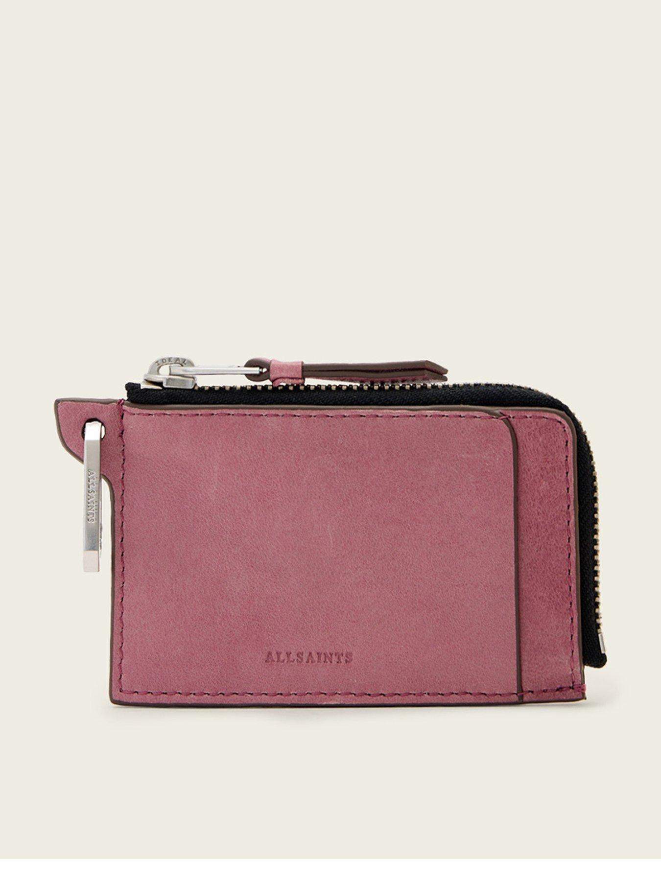 Image 1 of 4 of AllSaints Remy Wallet - Pink
