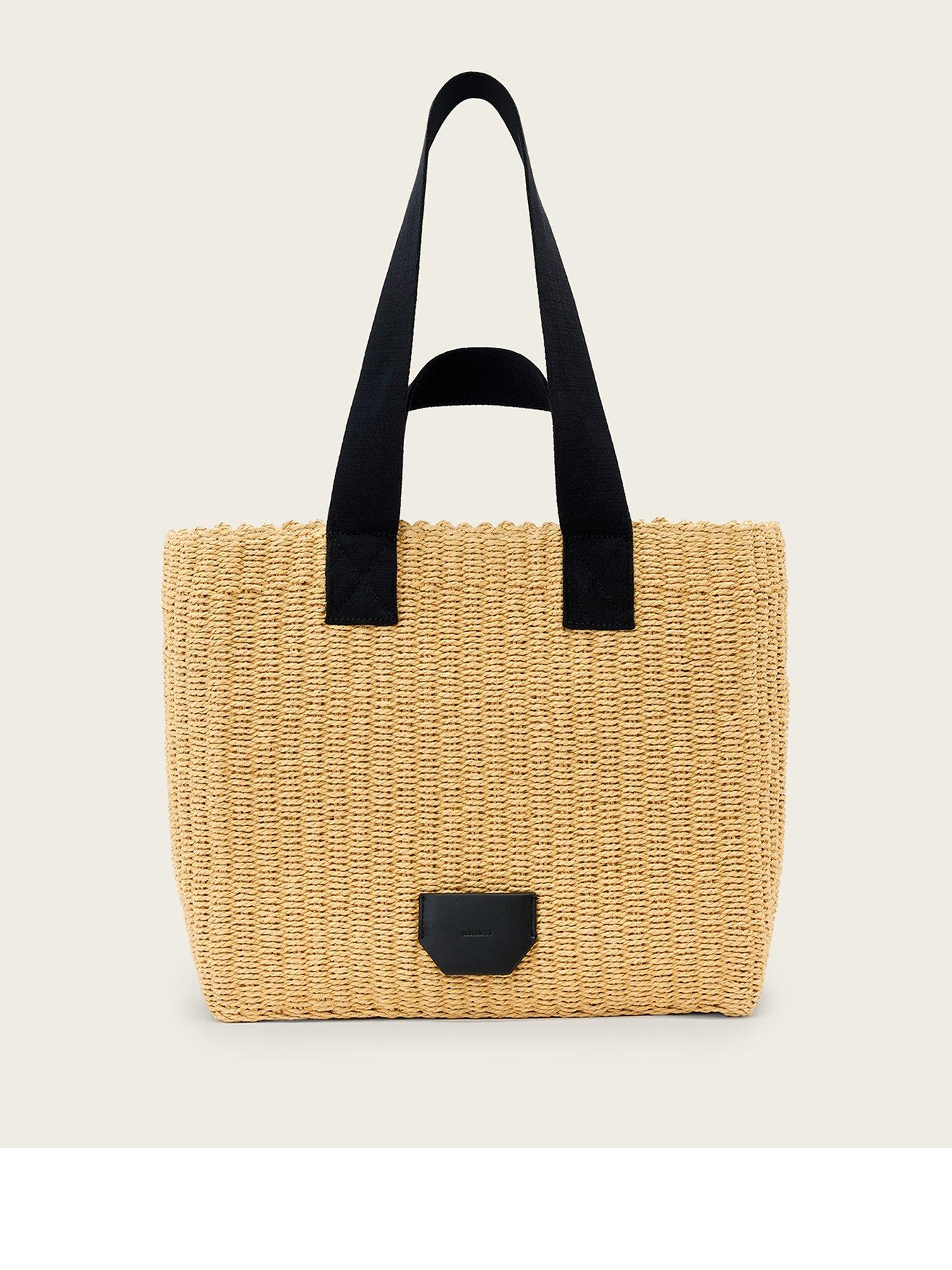 allsaints-izzy-paper-tote-bag-brownfront