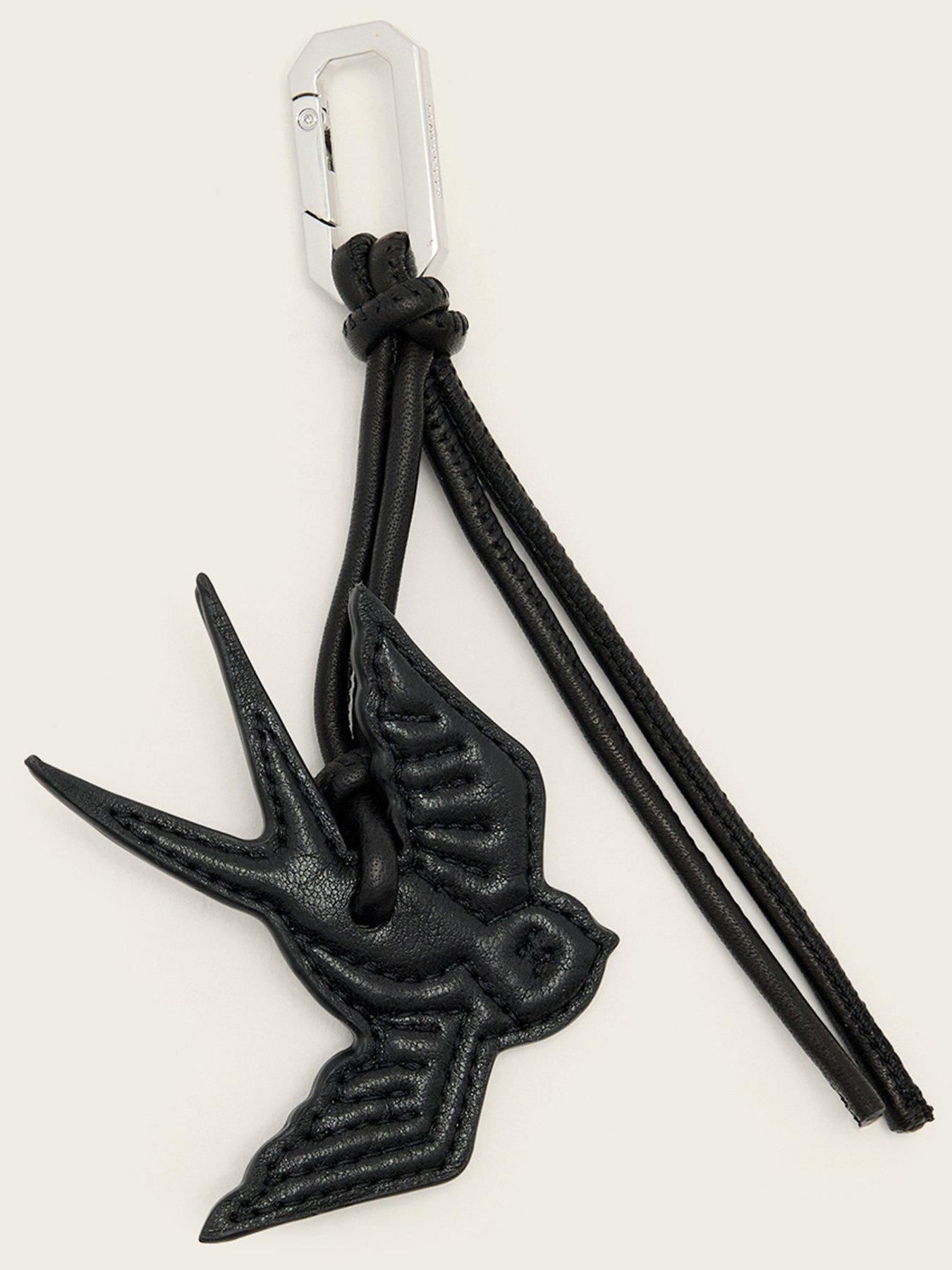 AllSaints Swallow Keyring - Black