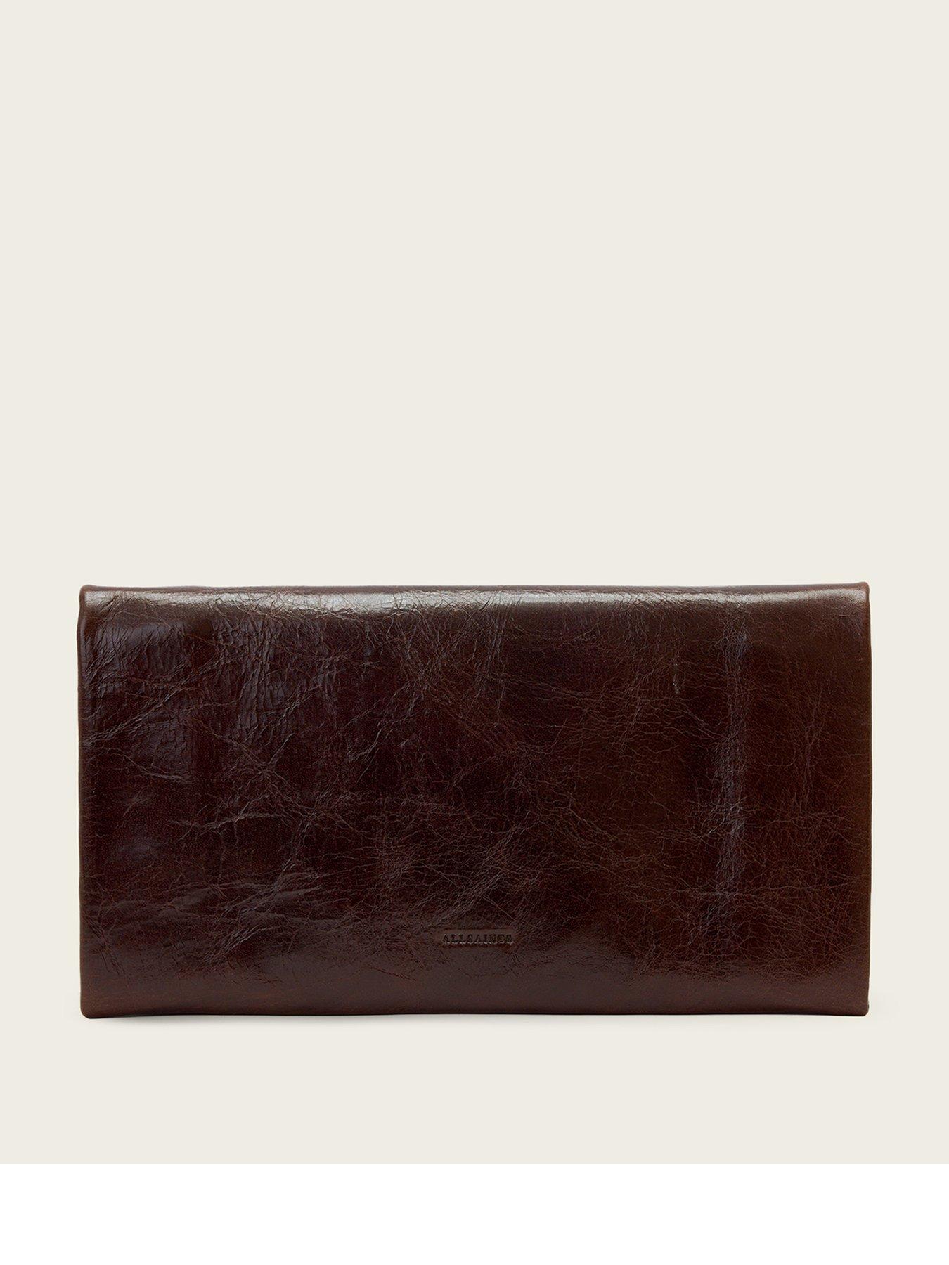 allsaints-harluna-leather-clutch-bag-brownfront