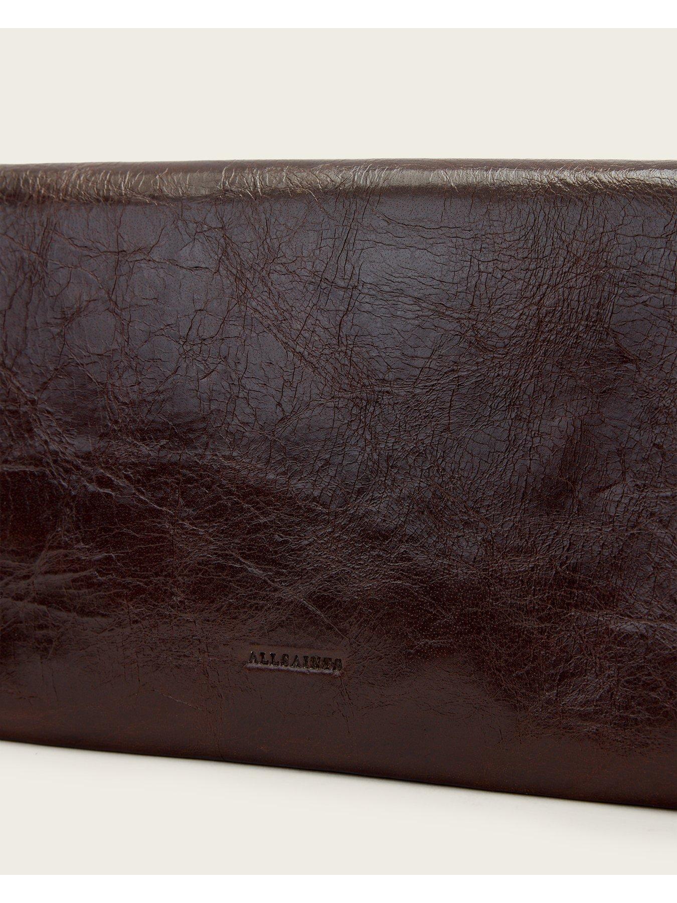 allsaints-harluna-leather-clutch-bag-brownoutfit