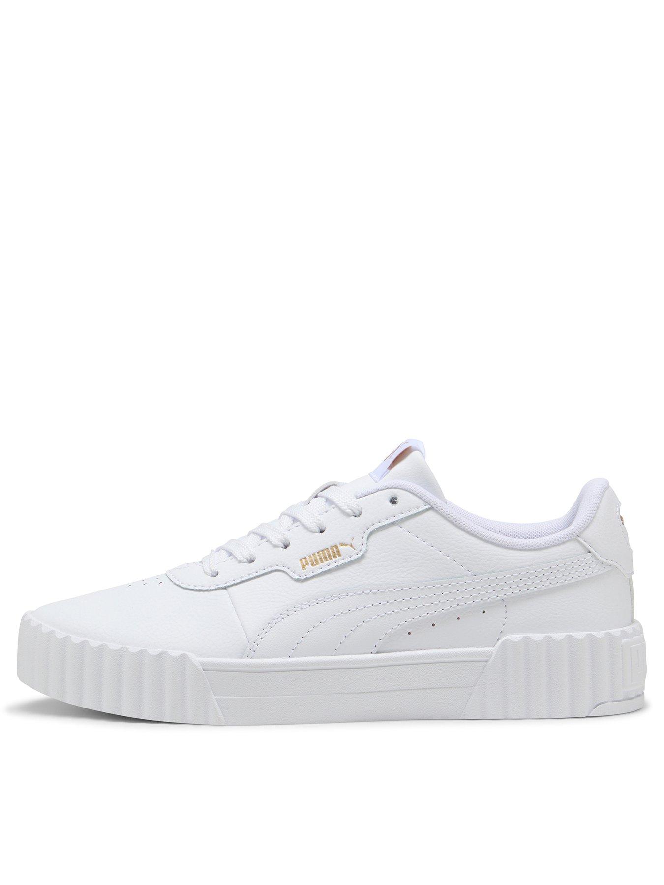Image 1 of 6 of Puma Womens Carina 3.0 Trainer - White