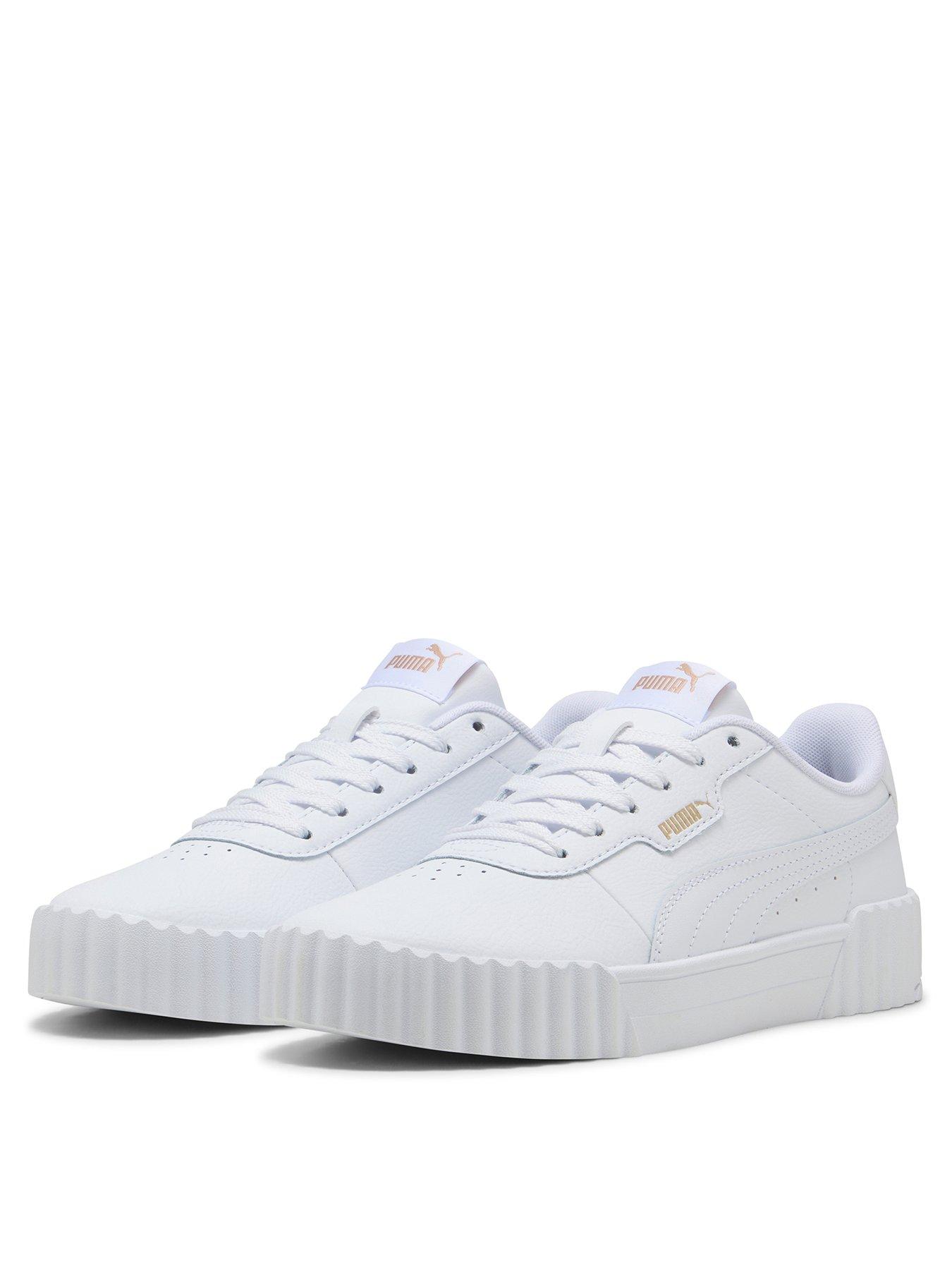 Image 2 of 6 of Puma Womens Carina 3.0 Trainer - White