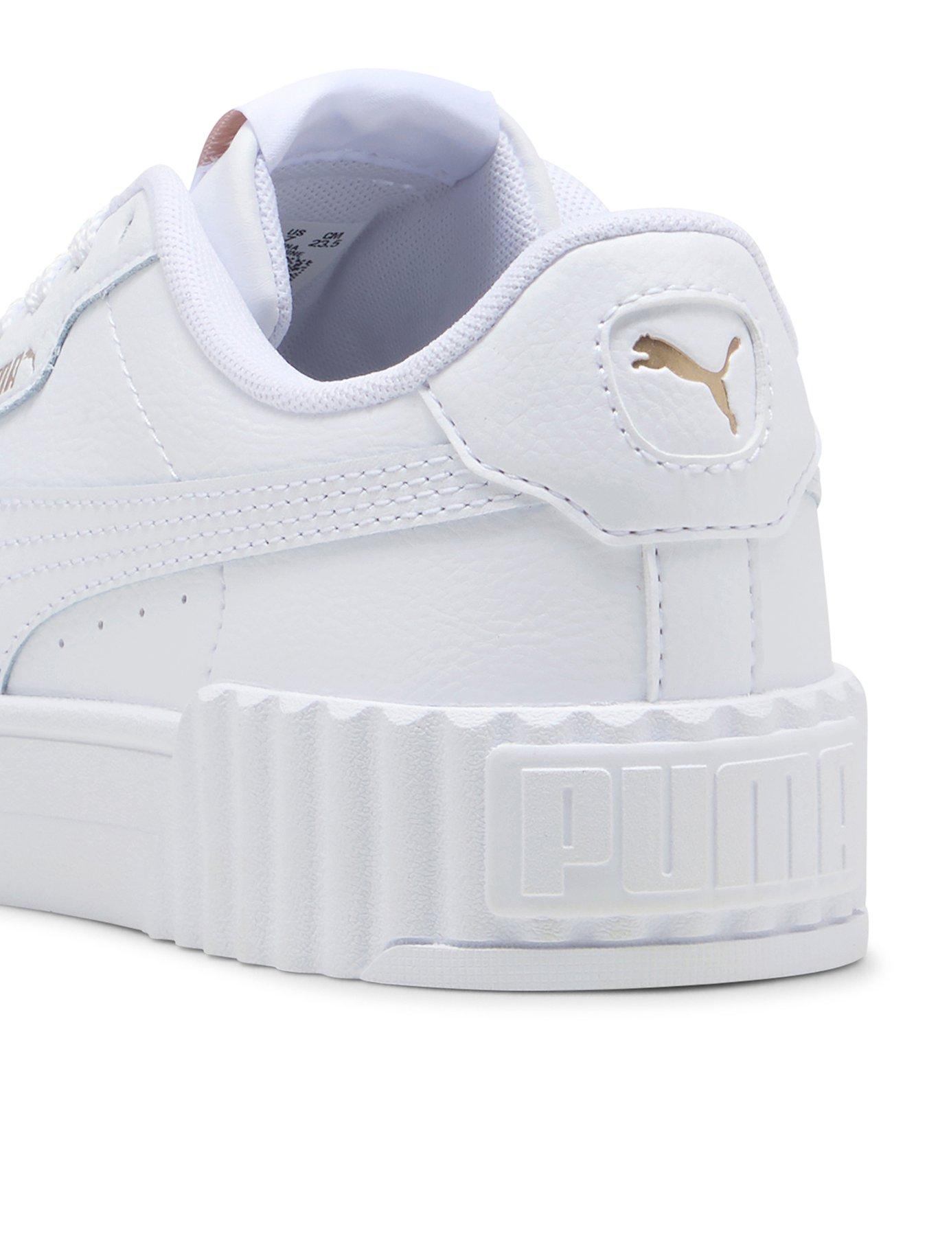 Image 3 of 6 of Puma Womens Carina 3.0 Trainer - White