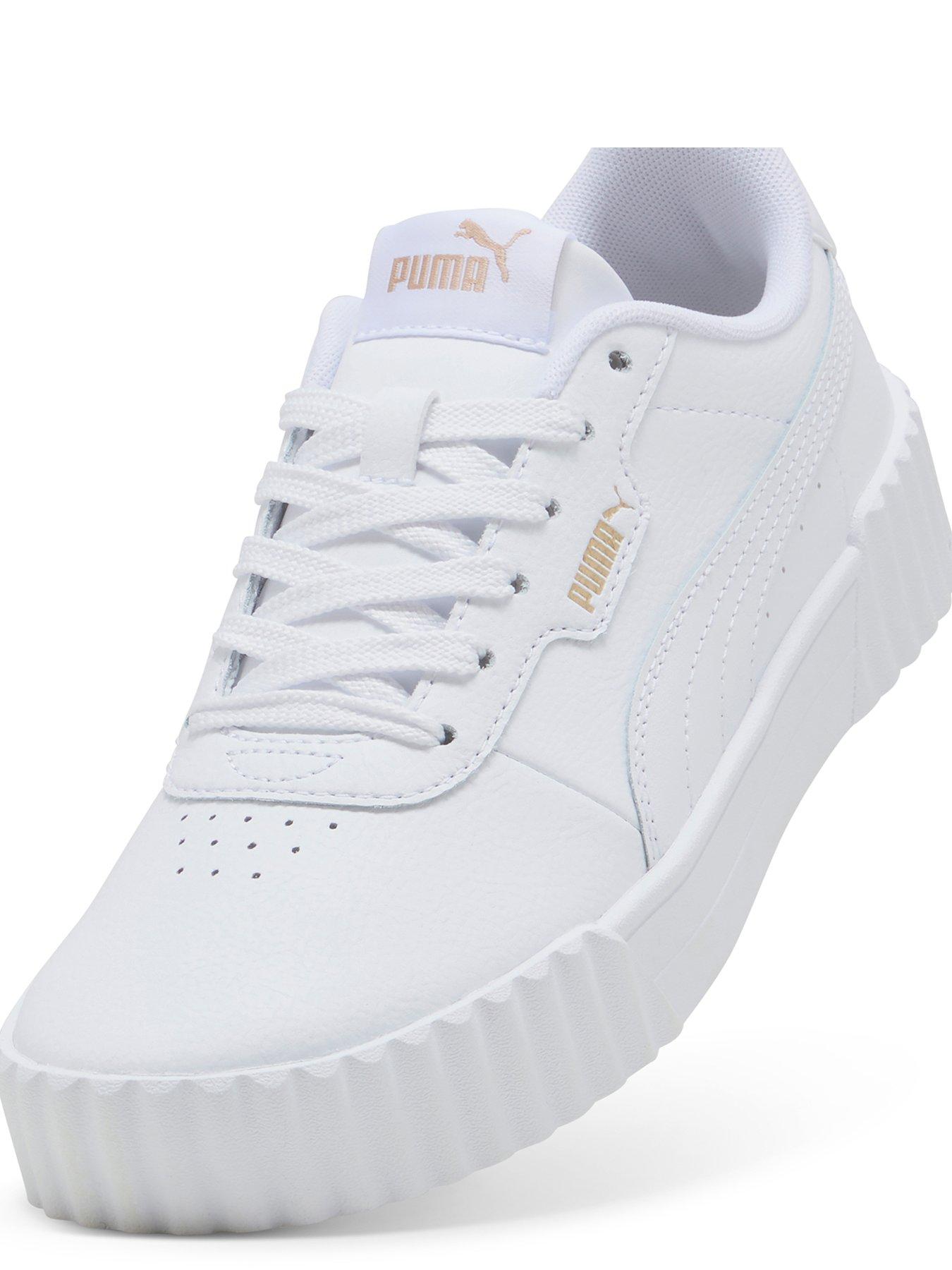 Image 4 of 6 of Puma Womens Carina 3.0 Trainer - White