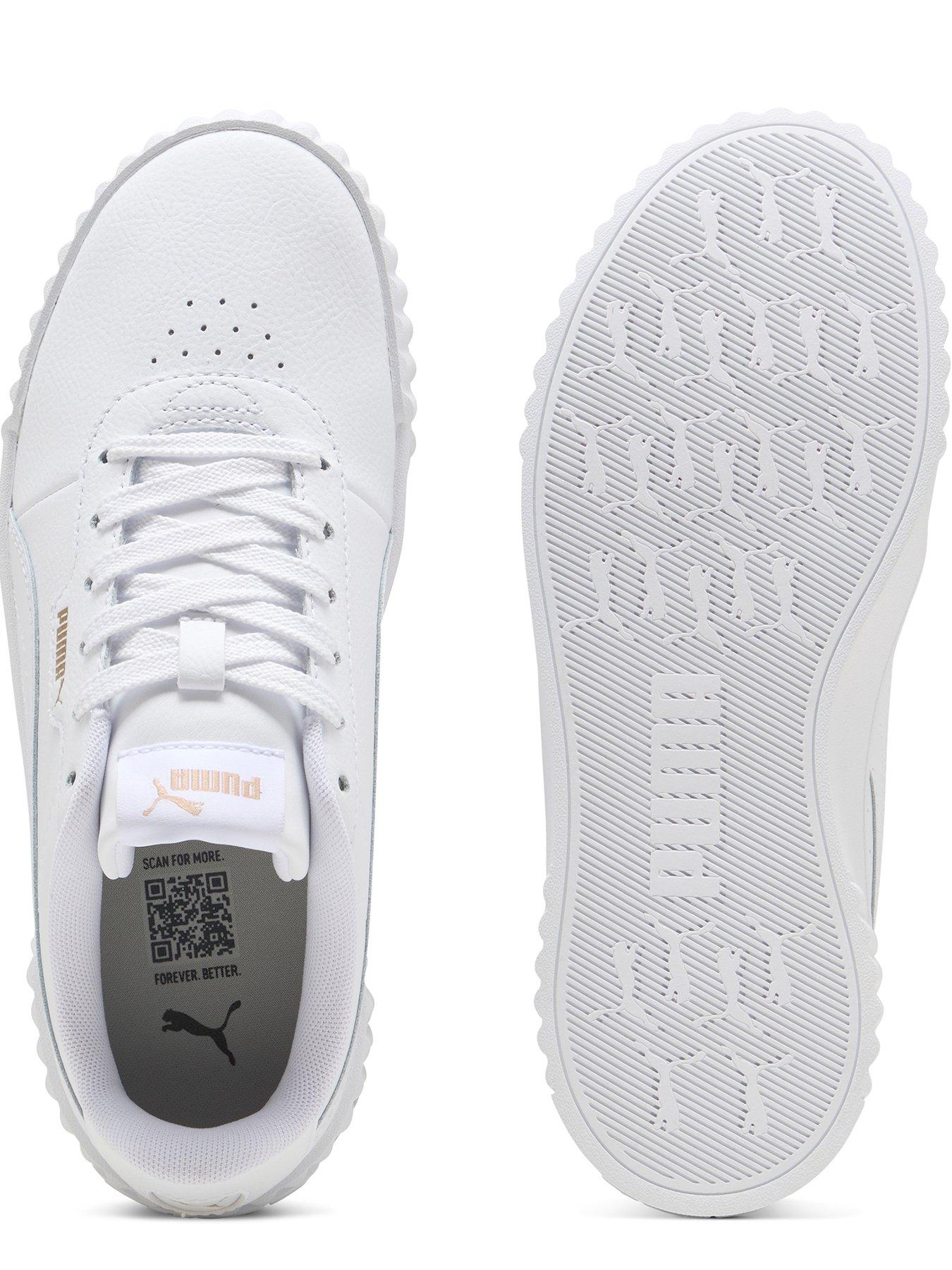 Image 5 of 6 of Puma Womens Carina 3.0 Trainer - White