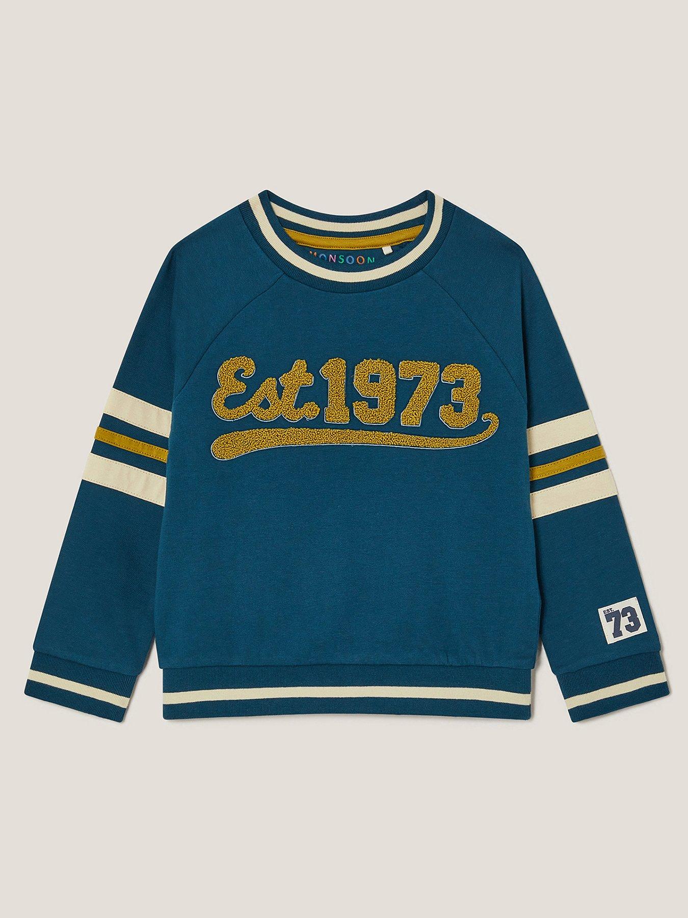 monsoon-boys-snow-leopard-sweat-top-blue