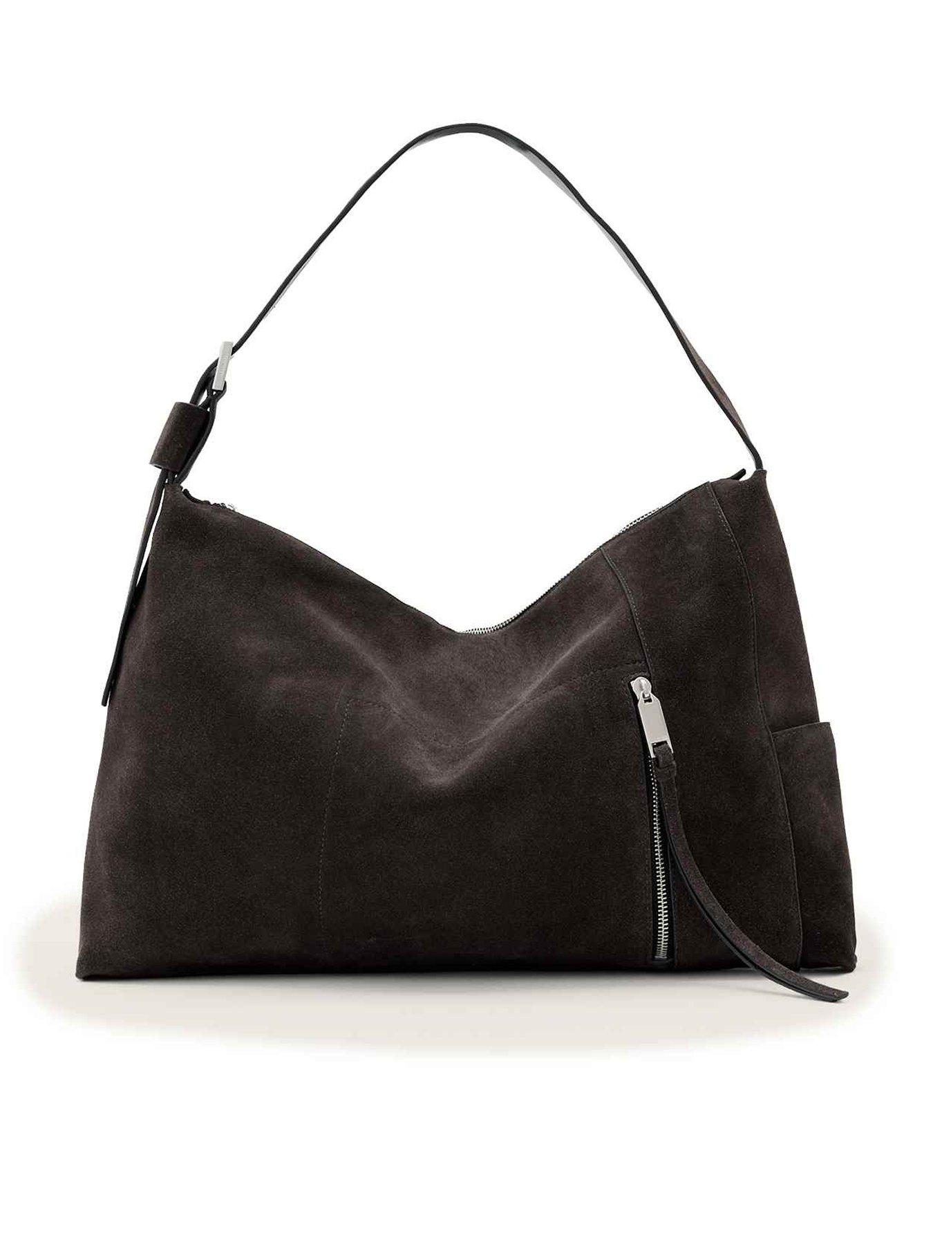 allsaints-alba-suede-shoulder-bag-brownfront