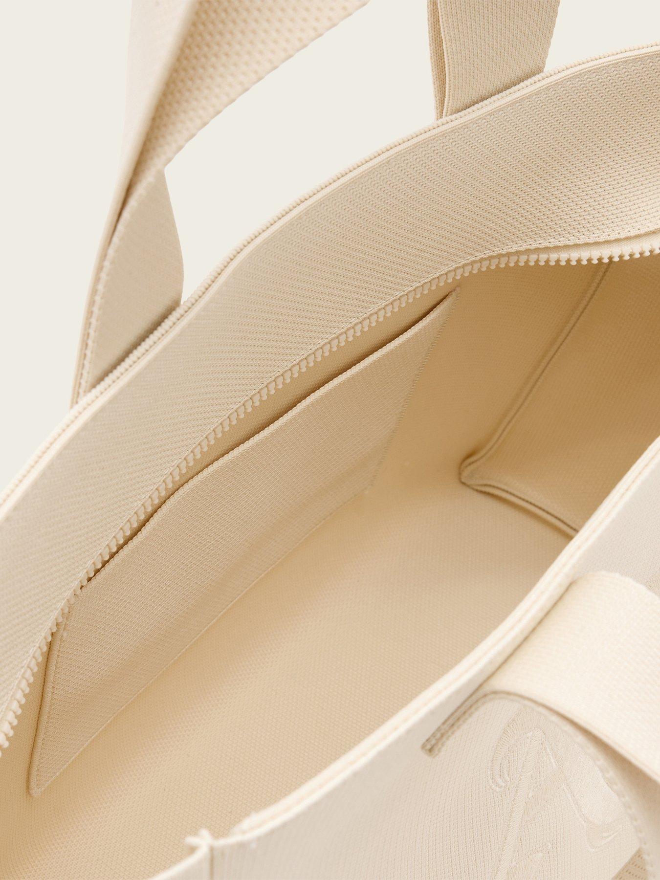 Image 5 of 5 of AllSaints Izzy Medium Tote Bag - Off White