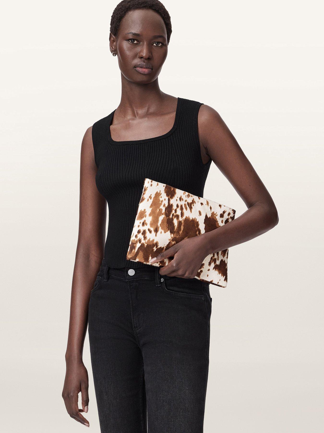 allsaints-bettina-cow-clutch-multistillFront