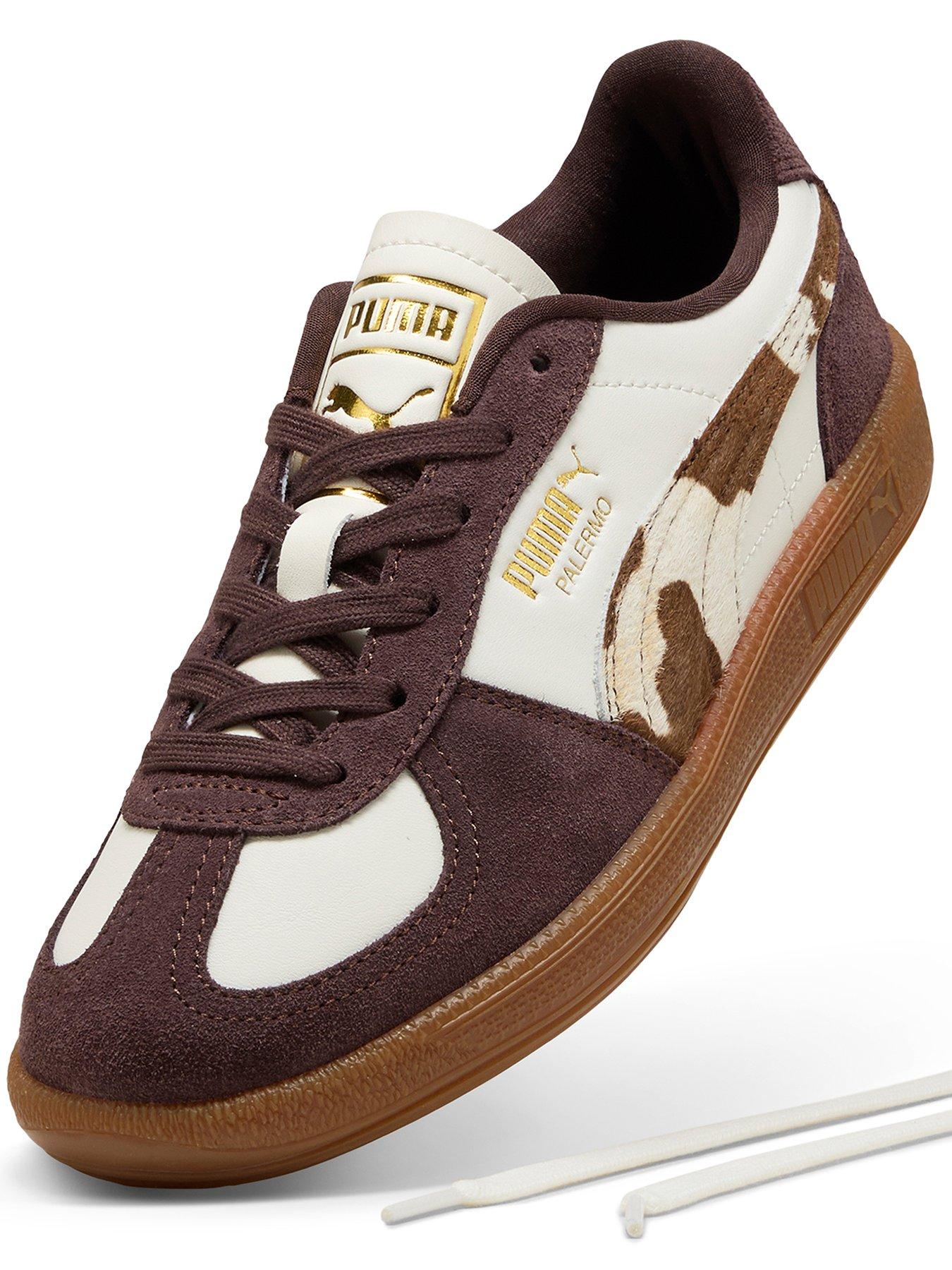 Image 4 of 7 of Puma Womens Palermo Cow Trainer - Brown
