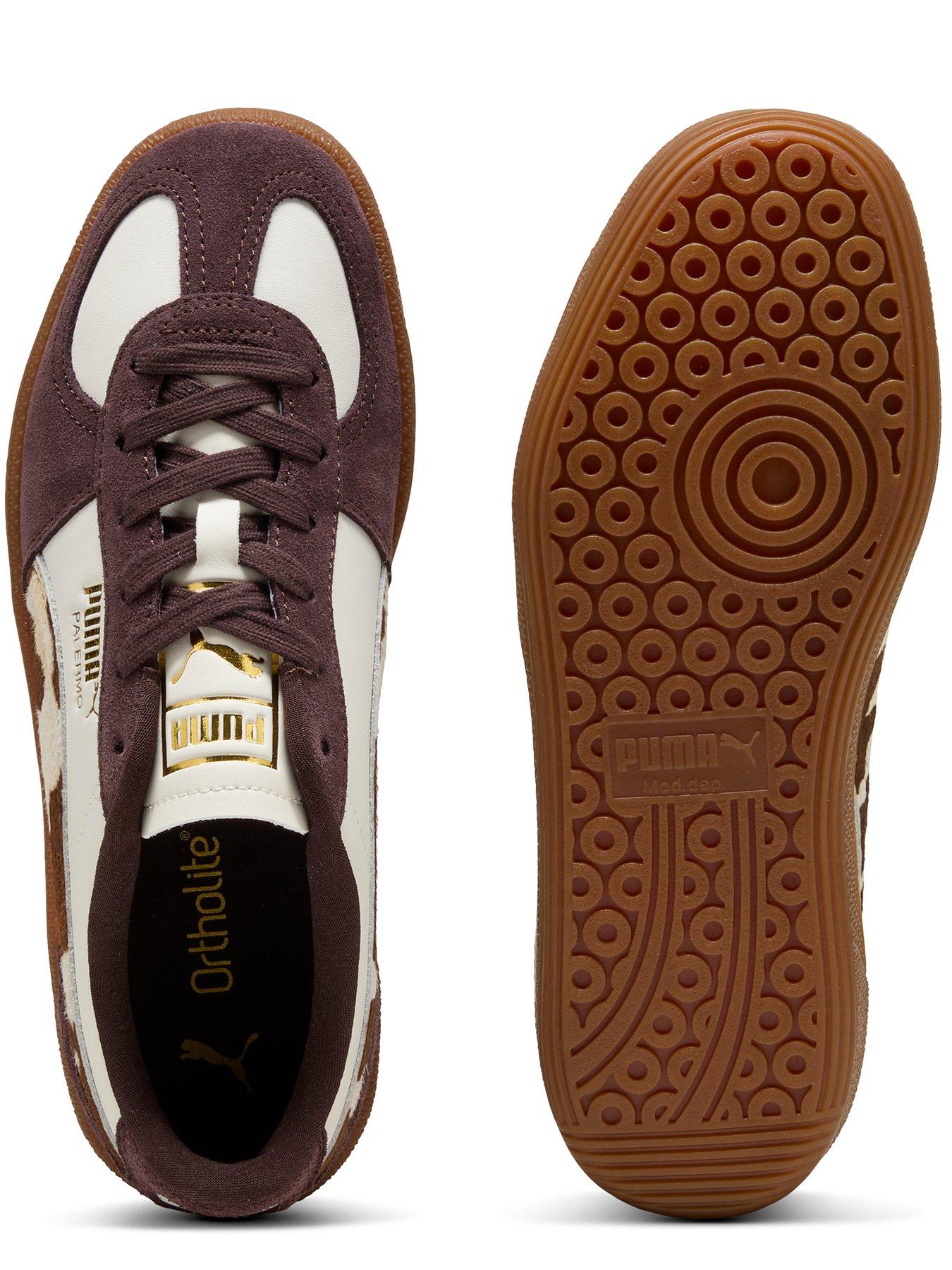 Image 5 of 7 of Puma Womens Palermo Cow Trainer - Brown