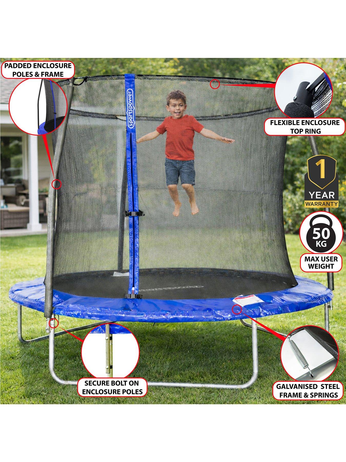 Image 3 of 6 of Sportspower Sportspower 8ft Trampoline Blue