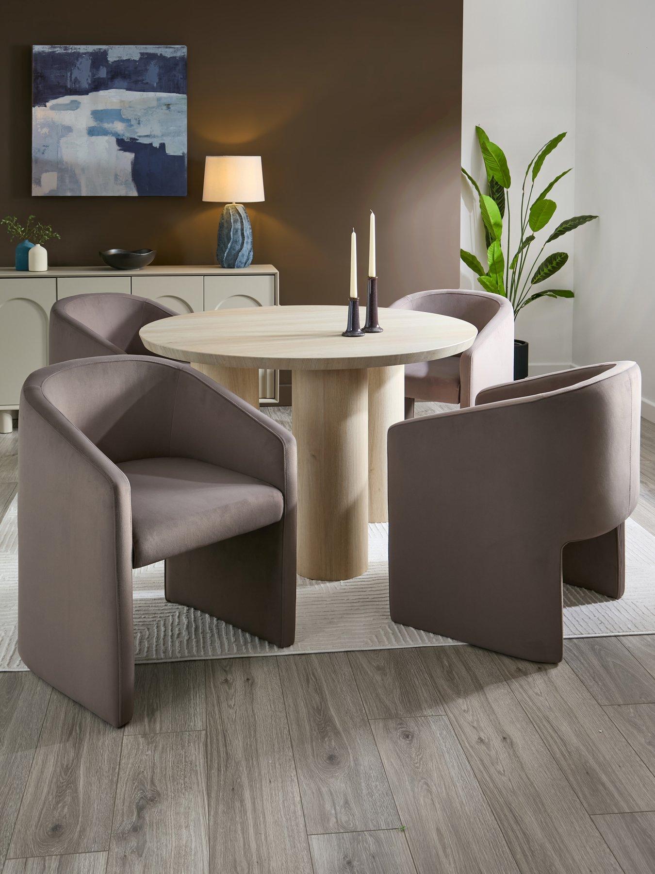 the-very-collection-arley-120nbspcm-round-dining-table-4-mira-dining-chairs-white-wash-oaktaupe