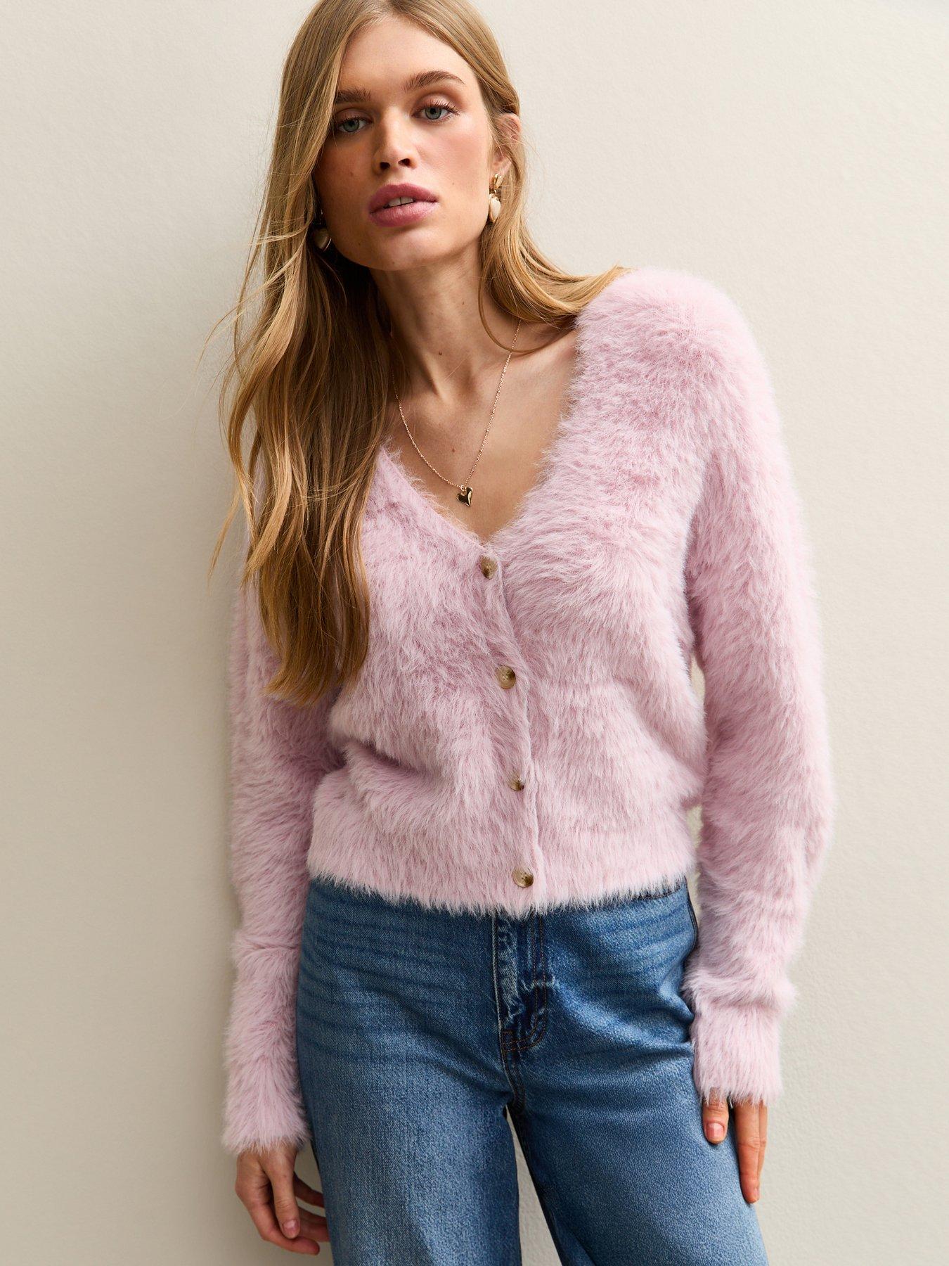 new-look-super-fluffy-button-up-cardigan-light-pinkfront