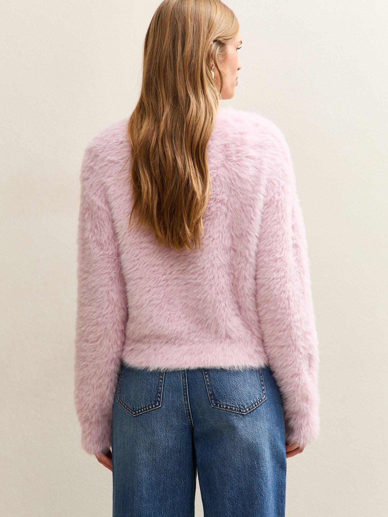 new-look-super-fluffy-button-up-cardigan-light-pinkstillFront