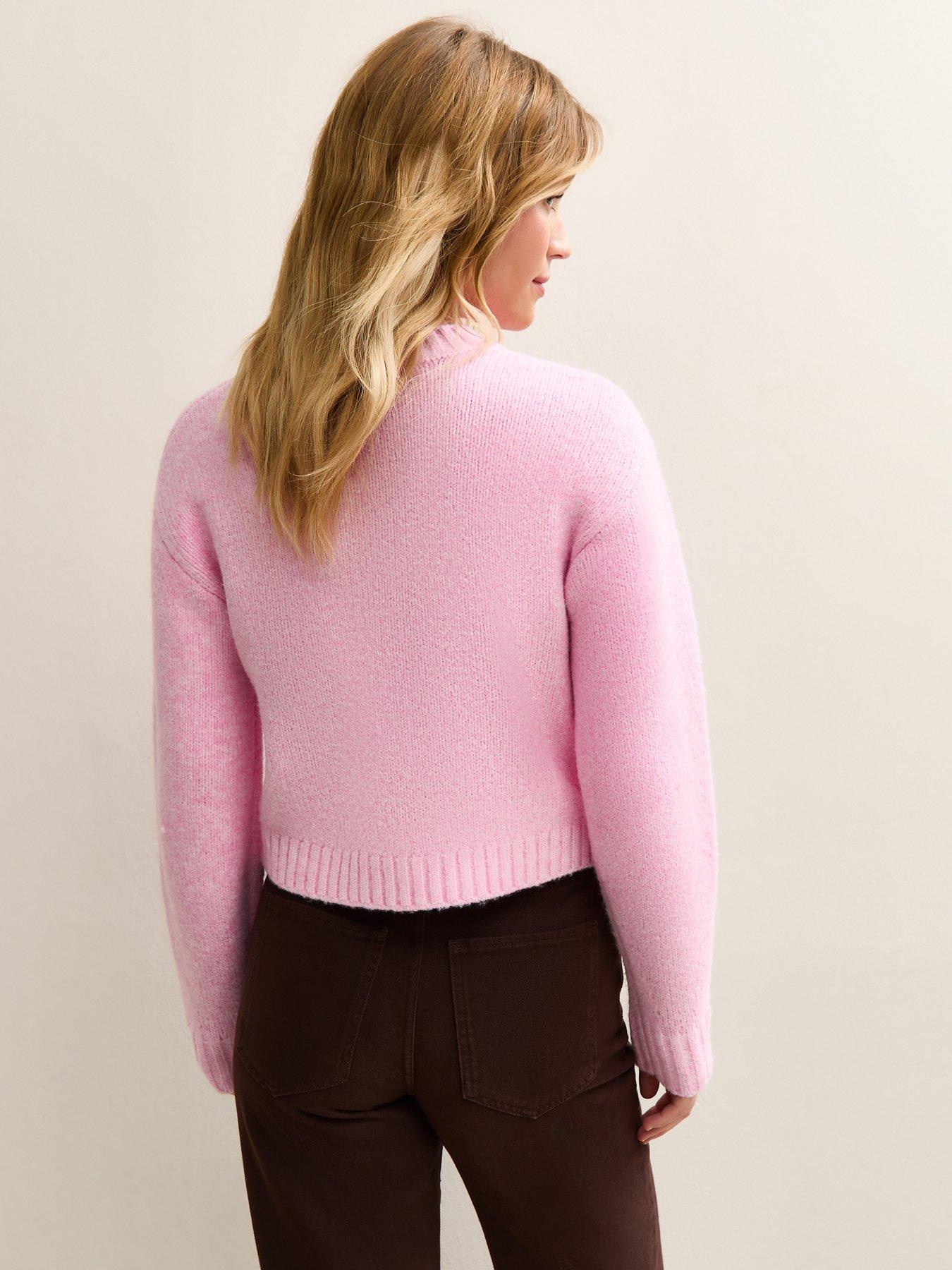 new-look-short-midweight-knit-jumper-mid-pinkstillFront