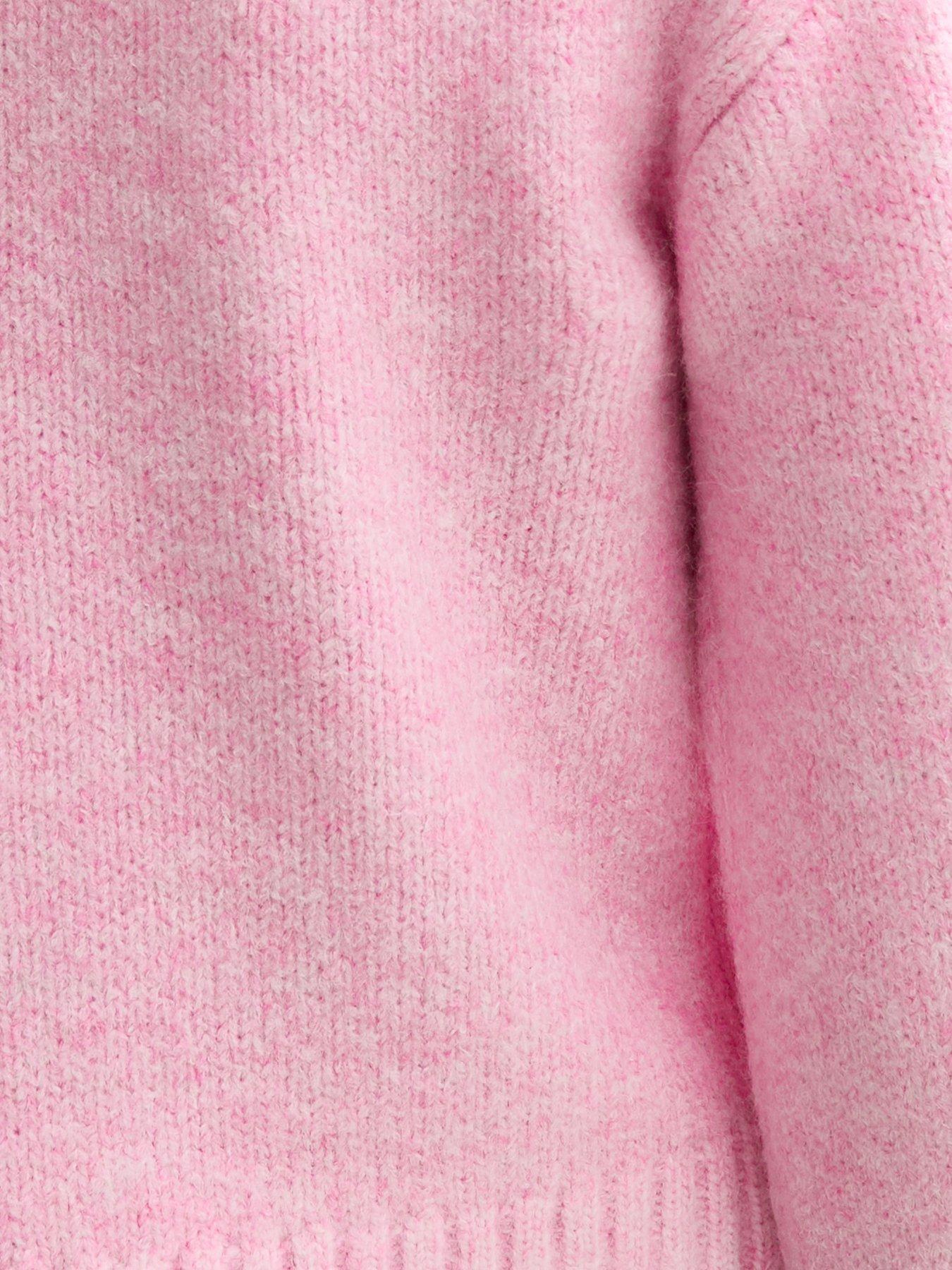 new-look-short-midweight-knit-jumper-mid-pinkdetail