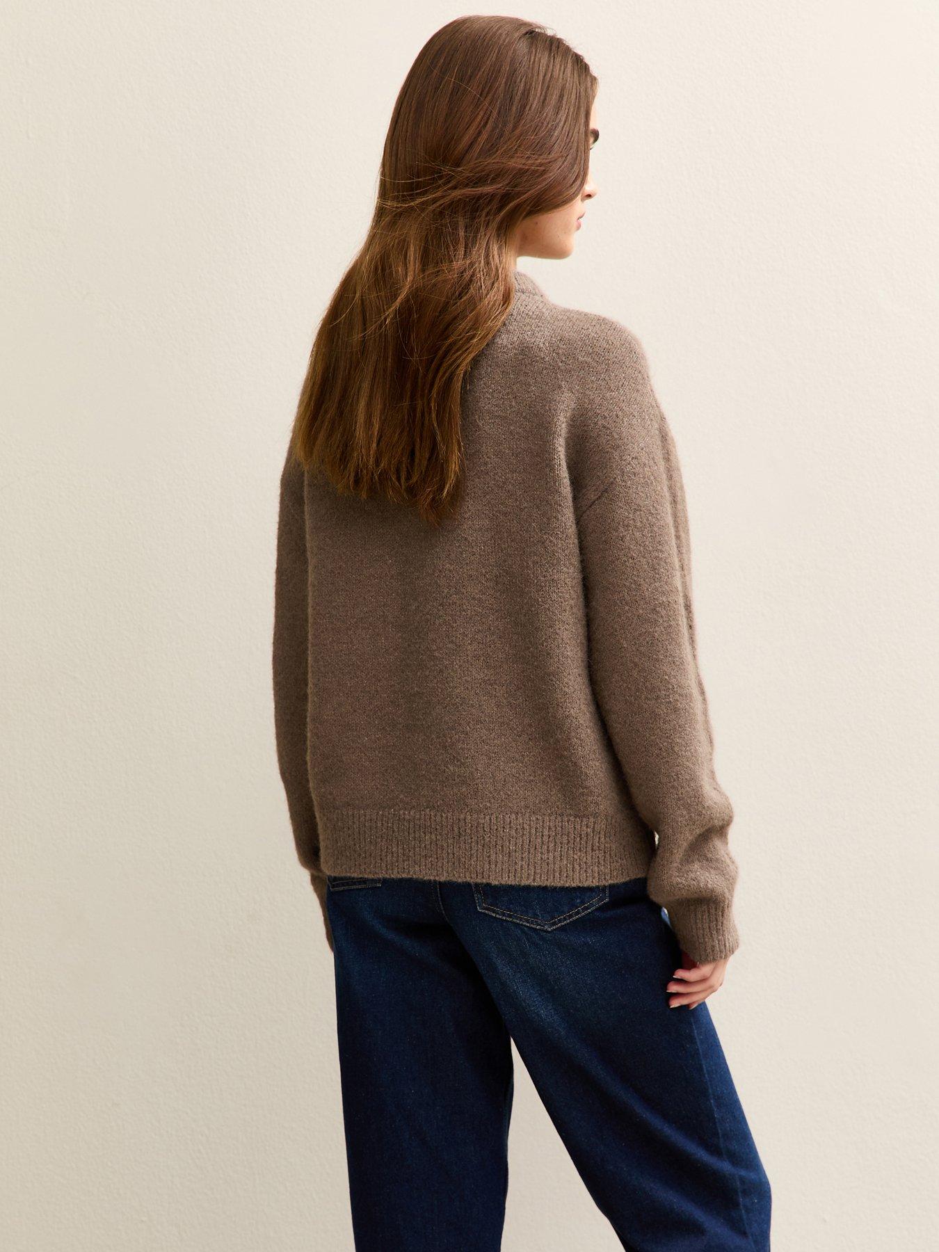 new-look-crew-neck-oversized-textured-knit-jumper-mink-brownstillFront