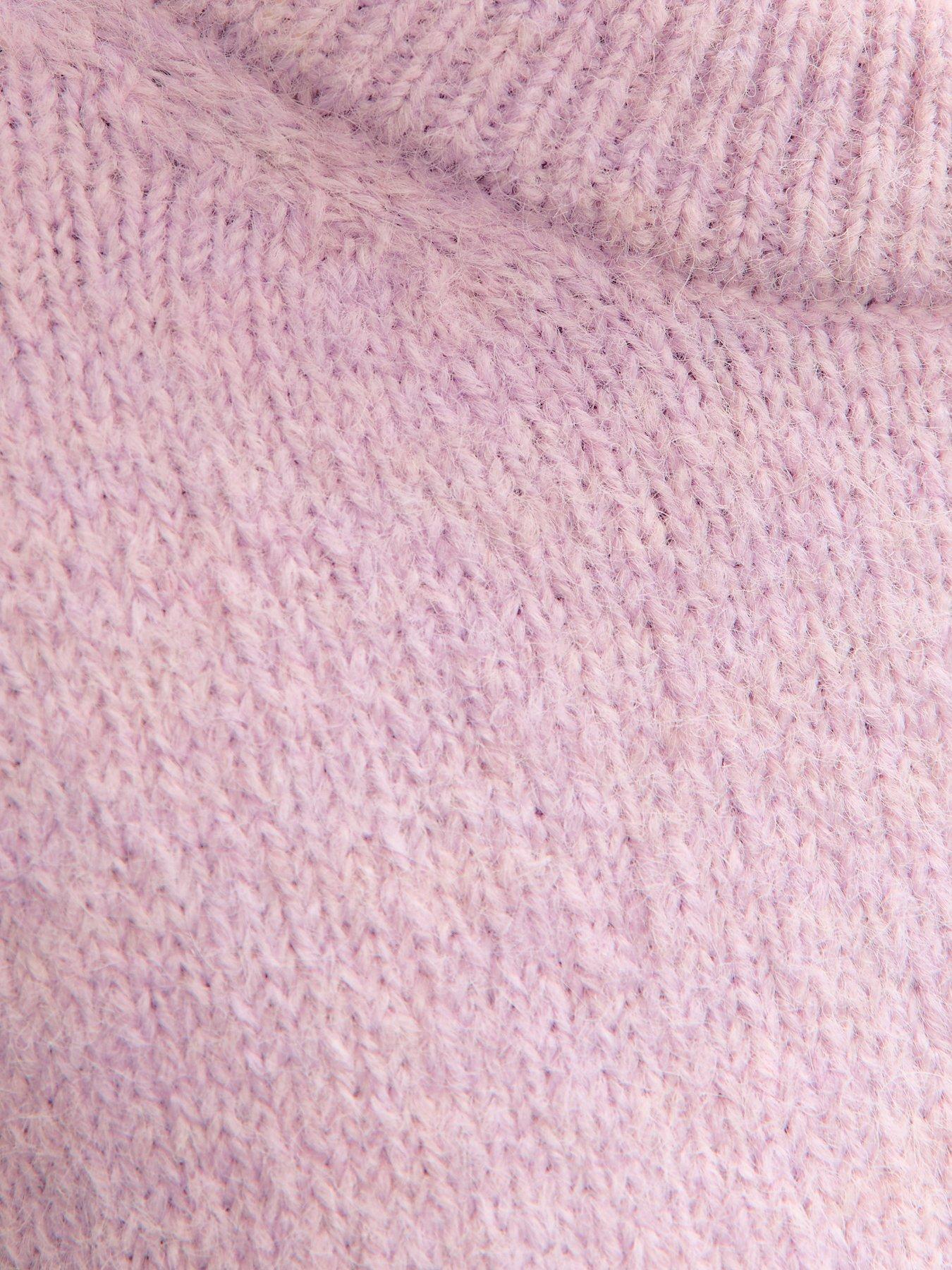 new-look-crew-neck-oversized-textured-knit-jumper-lilacdetail