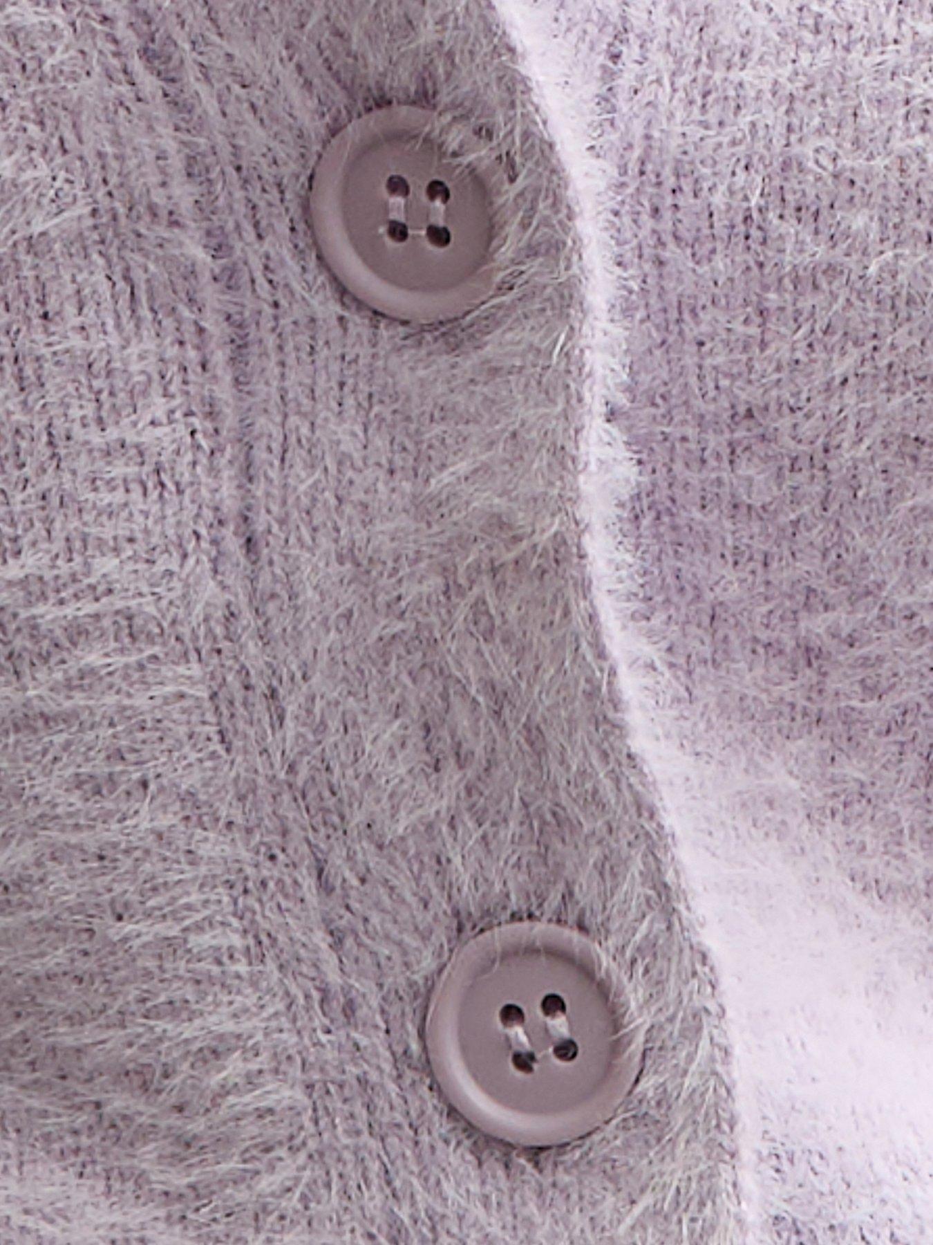 new-look-knitted-short-sleeve-collared-cardigan-purpledetail