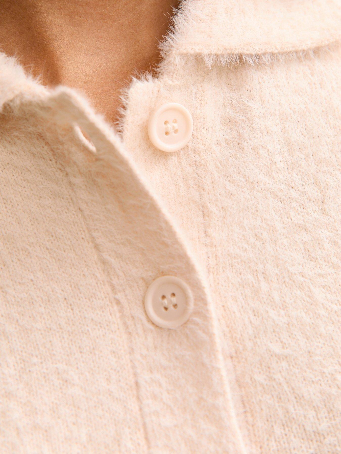 new-look-knitted-short-sleeve-collared-cardigan-whitedetail