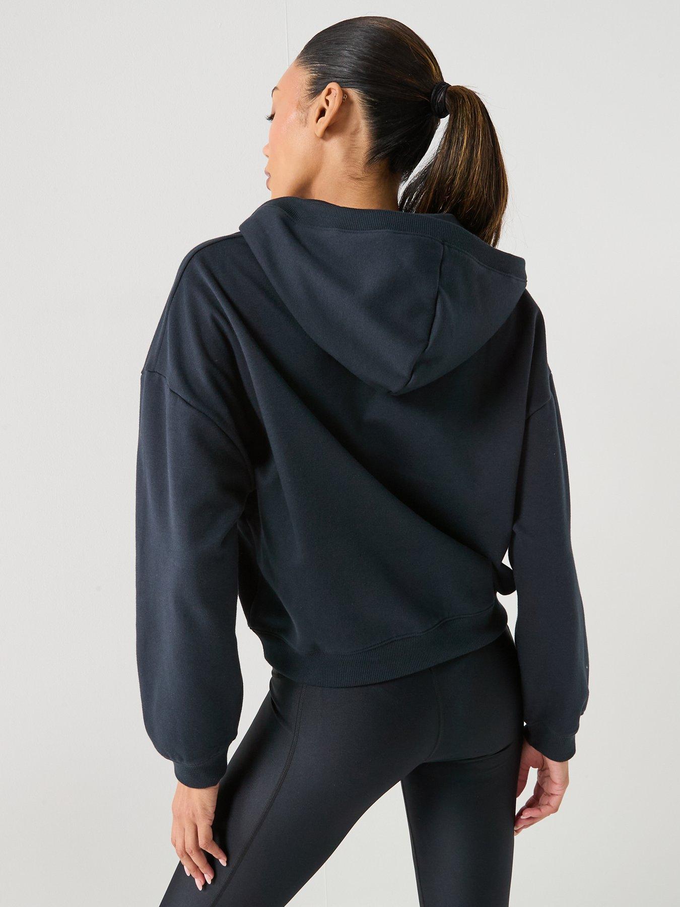 Image 2 of 6 of UNDER ARMOUR Womens Icon Fleece Long Sleece Top - Black