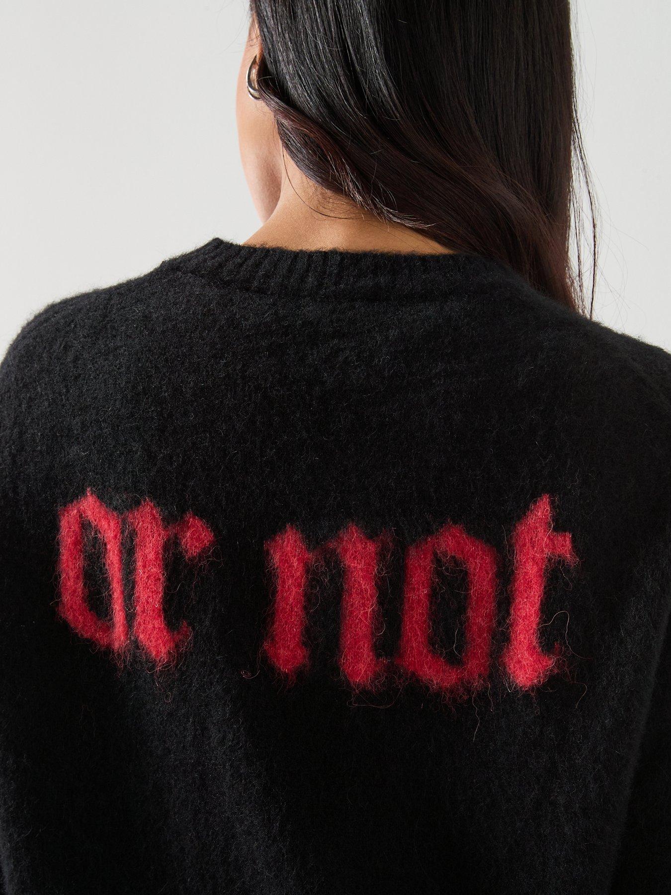 allsaints-lucky-or-not-slogan-long-sleeve-jumper-blackoutfit