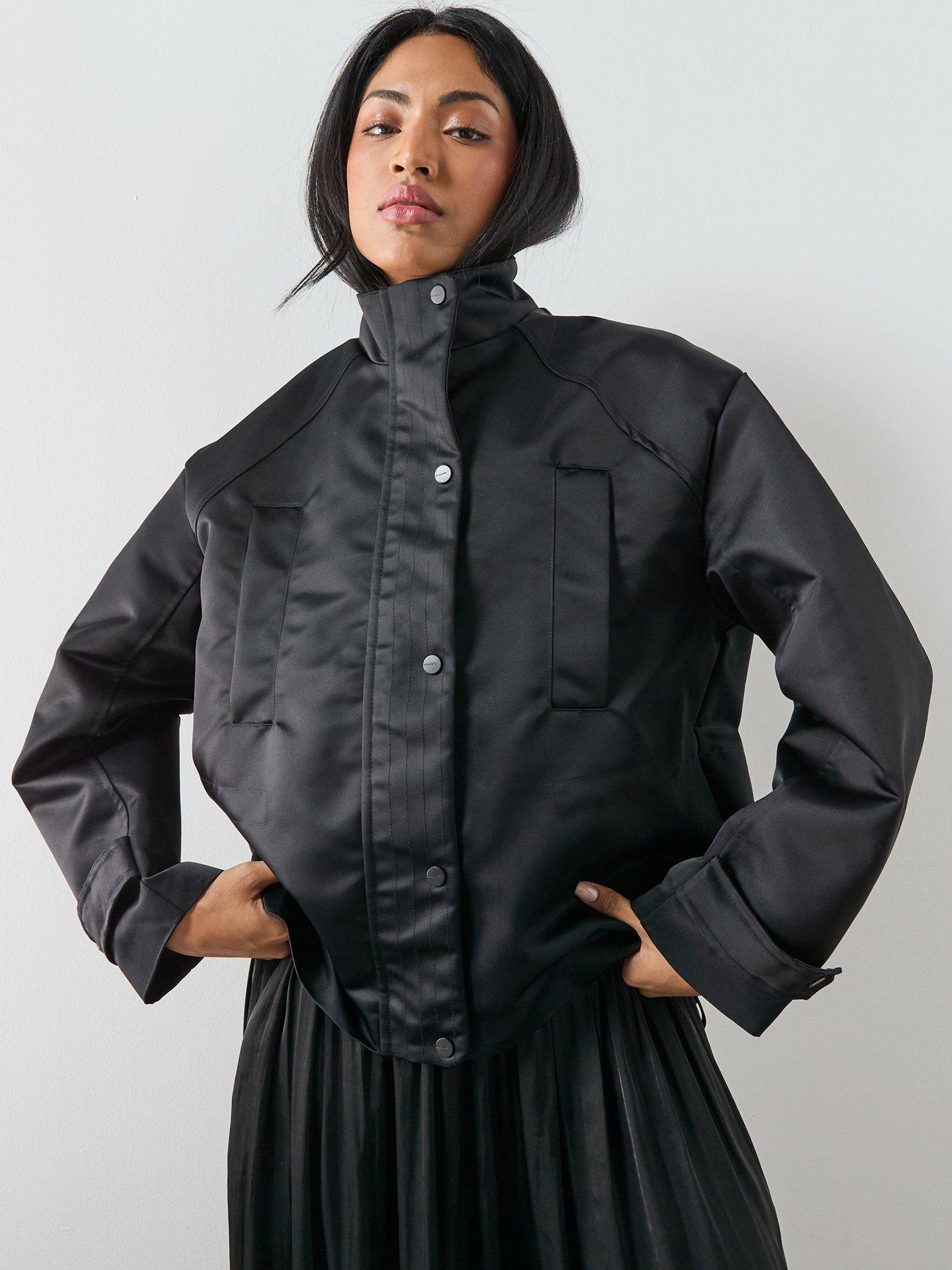 Image 1 of 6 of AllSaints Luellah Jacket - Black
