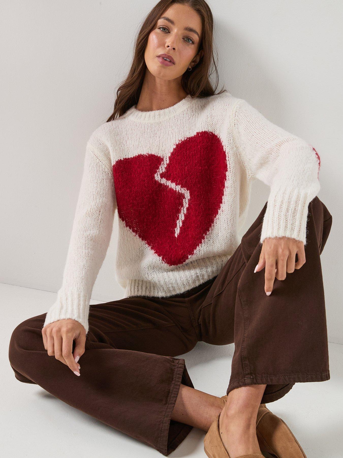 allsaints-luvheart-crew-neck-jumper-ecru-white-redfront