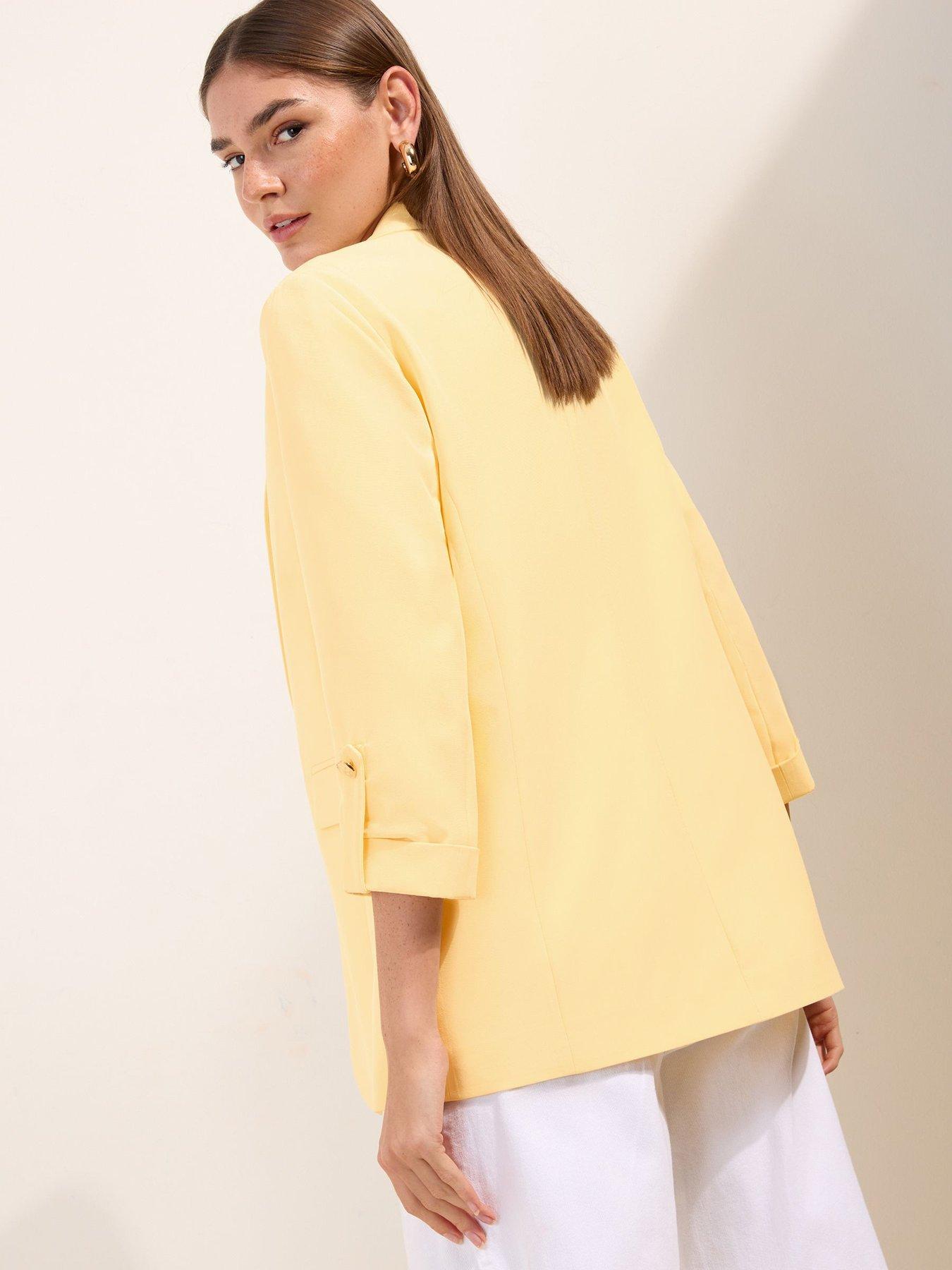 Image 2 of 5 of Friends Like These Edge To Edge Blazer - Yellow