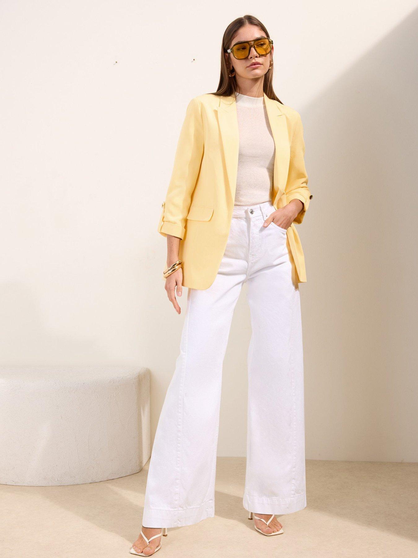 Image 3 of 5 of Friends Like These Edge To Edge Blazer - Yellow