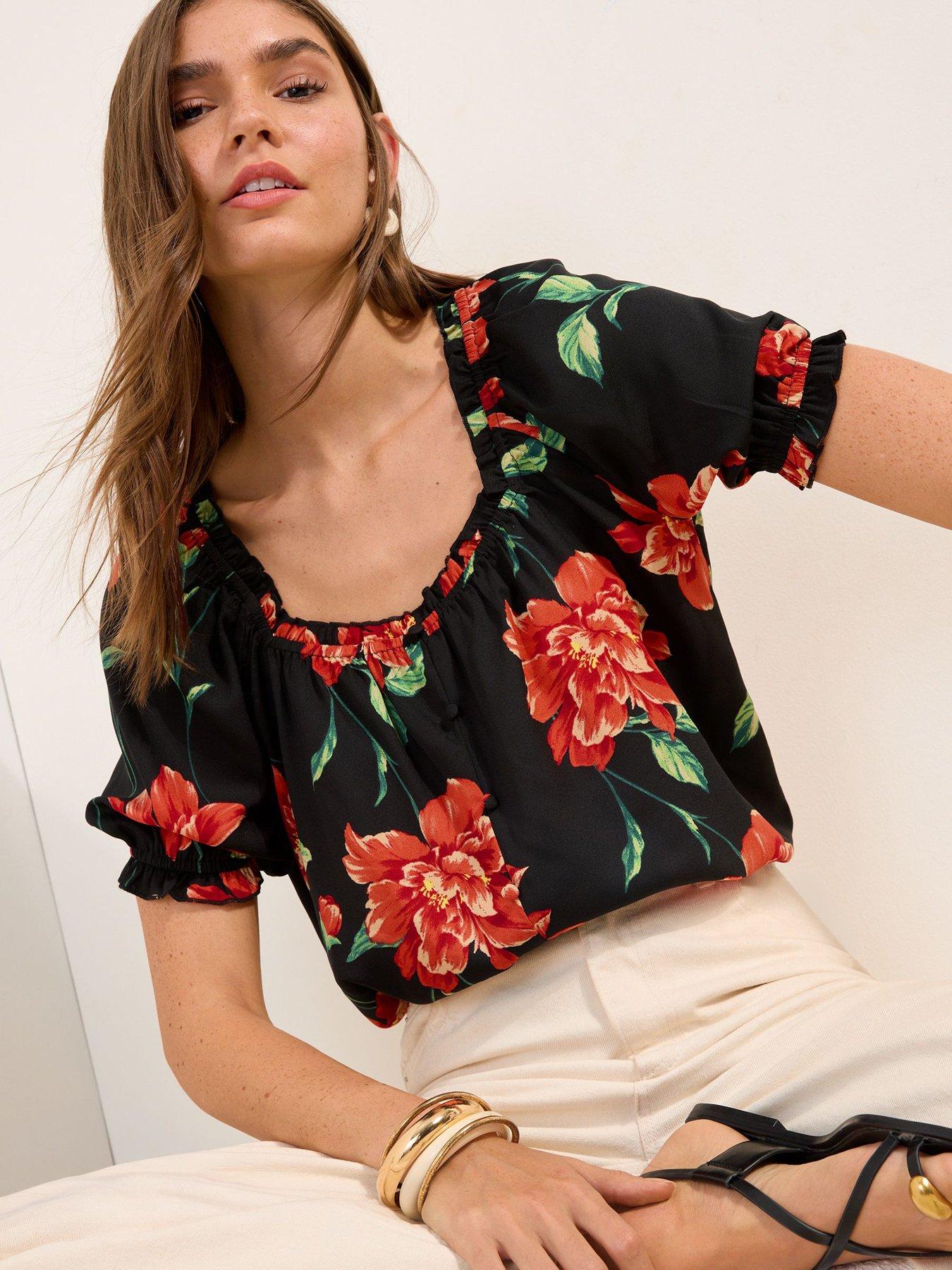 Friends Like These Cowl Neck Top - Multi