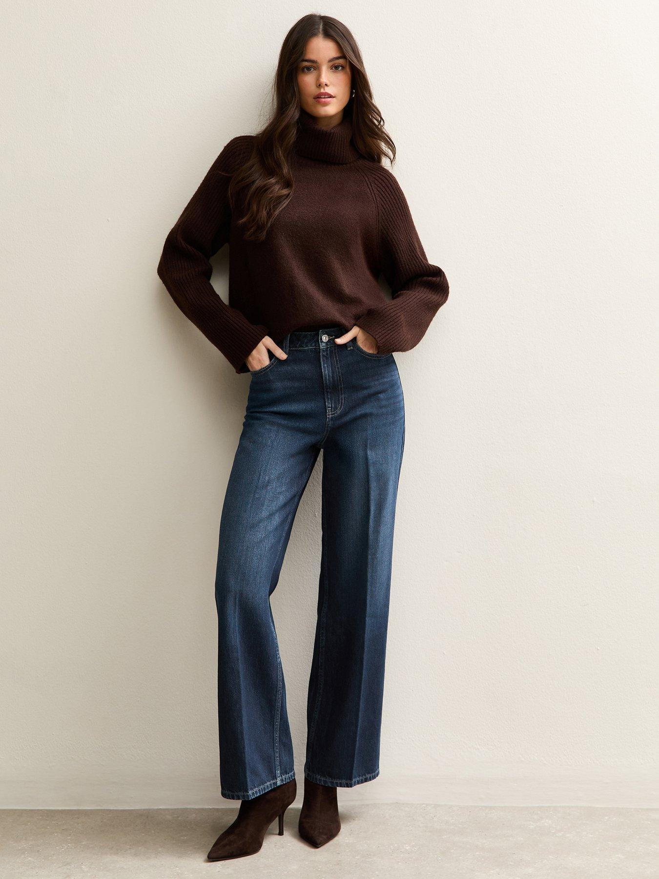 new-look-centre-crease-wide-leg-jeans-blueoutfit