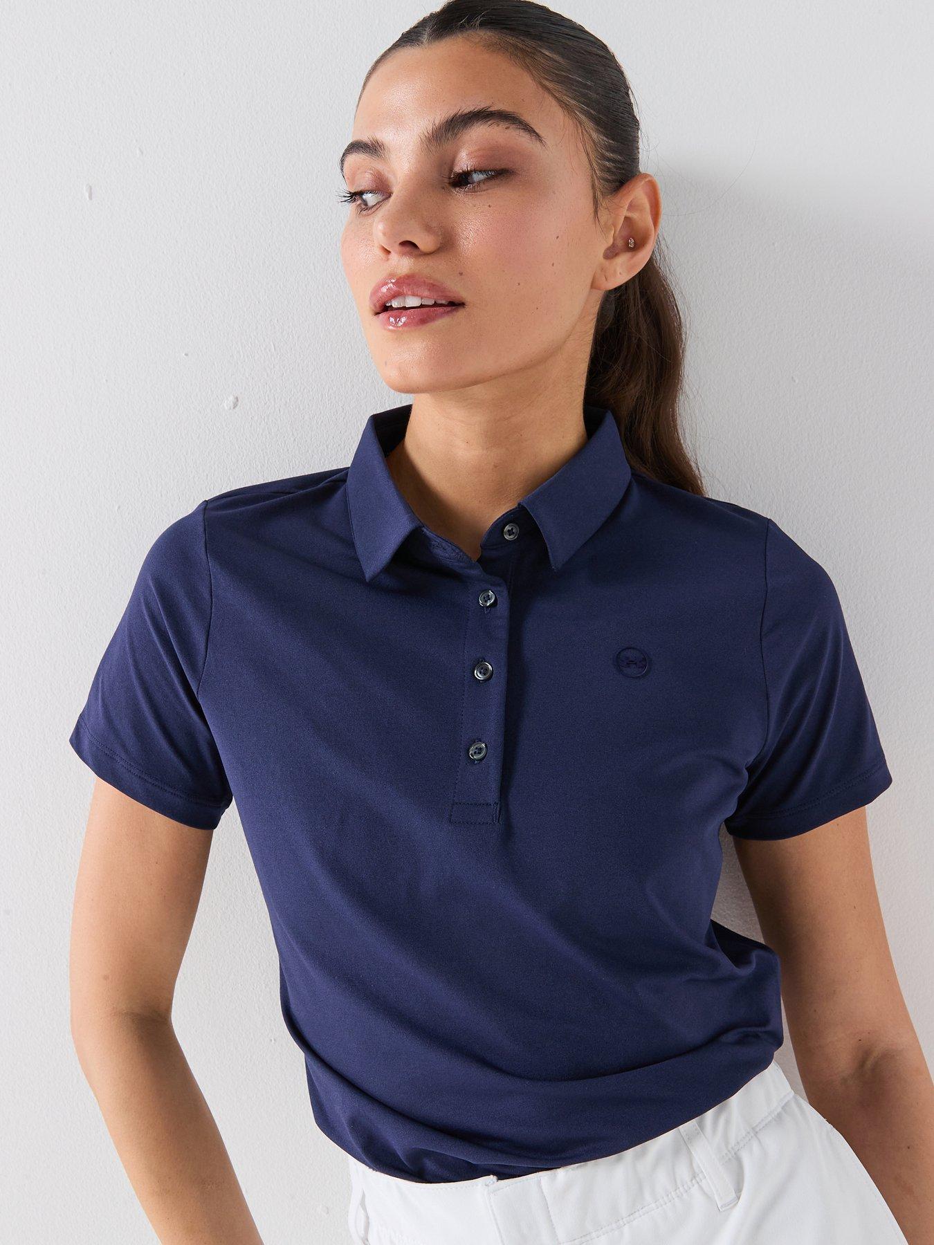 under-armour-womens-golf-drive-short-sleeve-polo-navydetail