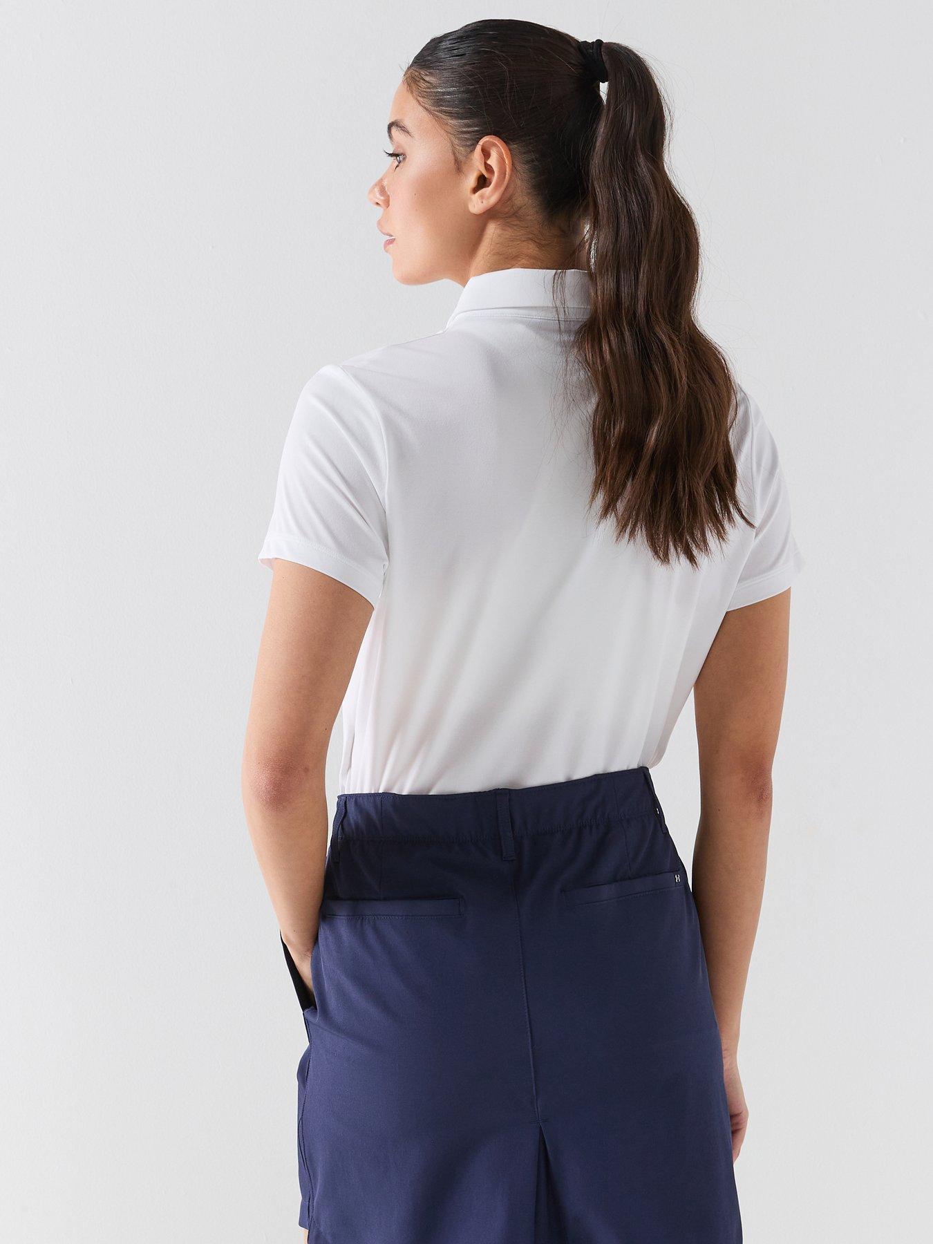 under-armour-womens-golf-drive-short-sleeve-polo-whitestillFront