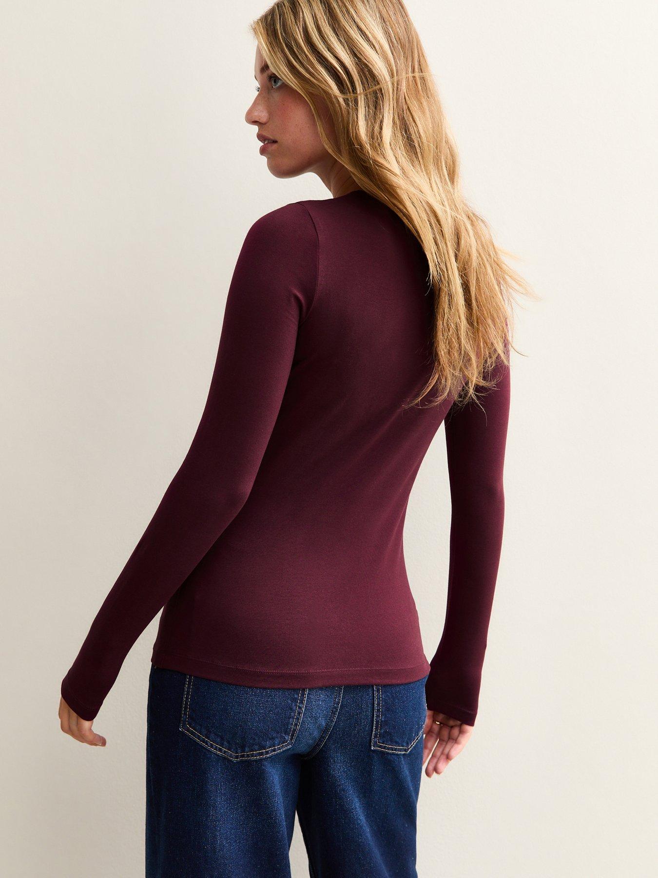 new-look-long-sleeve-crew-neck-top-dark-burgundystillFront