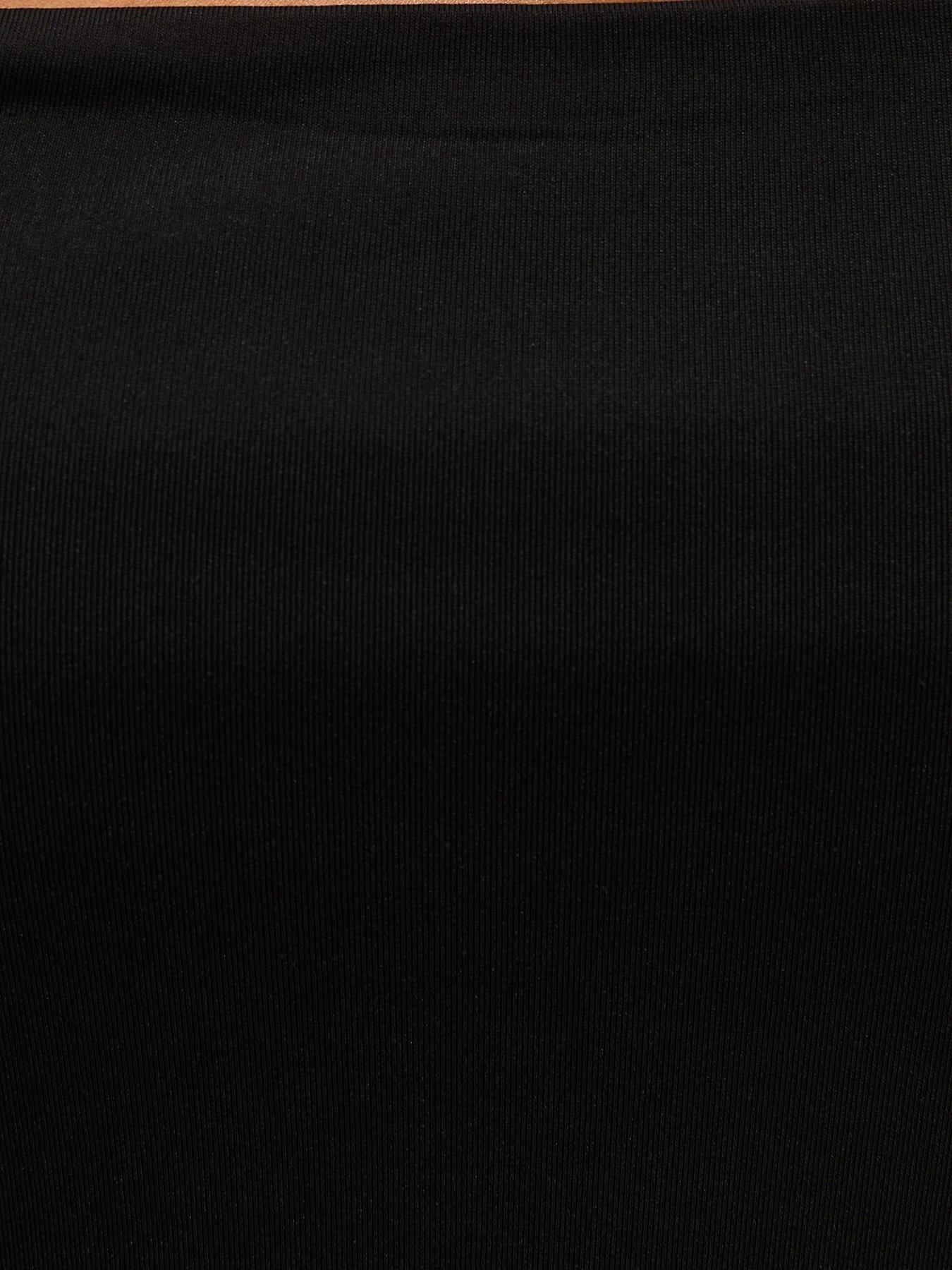 Image 6 of 6 of New Look Square Neck Vest Top - Black