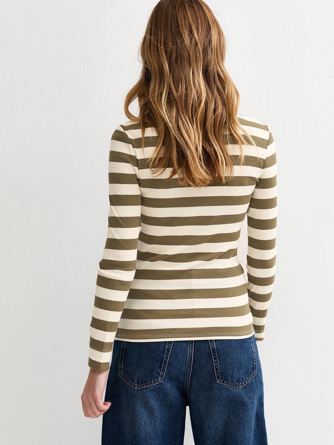 new-look-ribbed-striped-long-sleeve-top-greenstillFront
