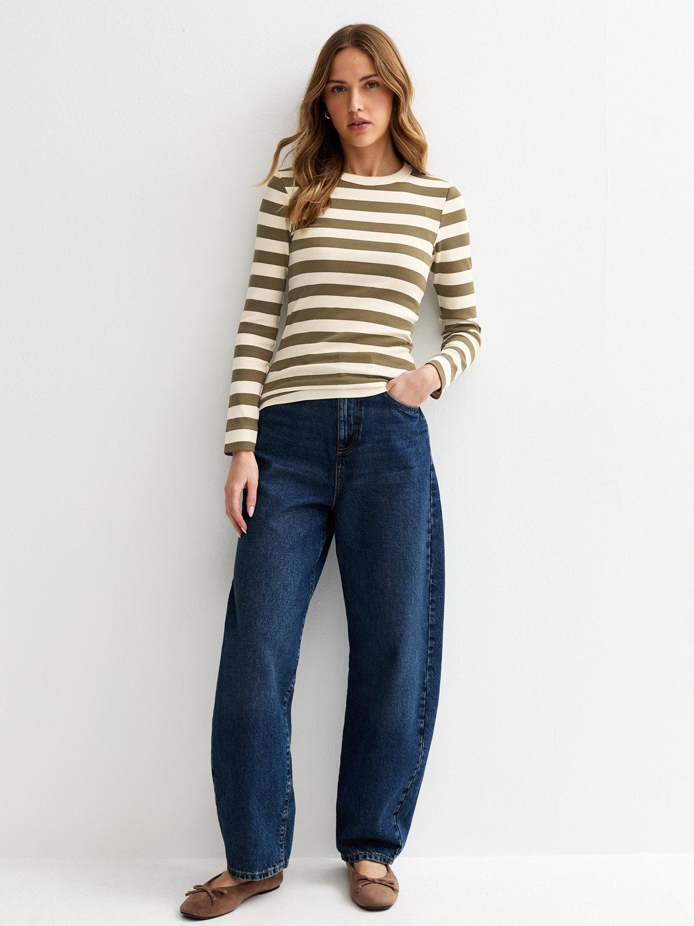 new-look-ribbed-striped-long-sleeve-top-greenback