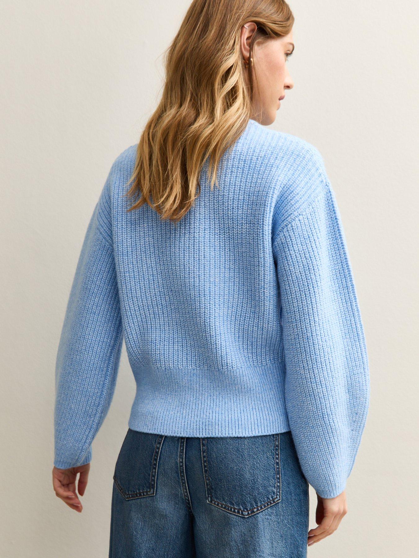 new-look-ribbed-knit-long-sleeve-jumper-mid-bluestillFront