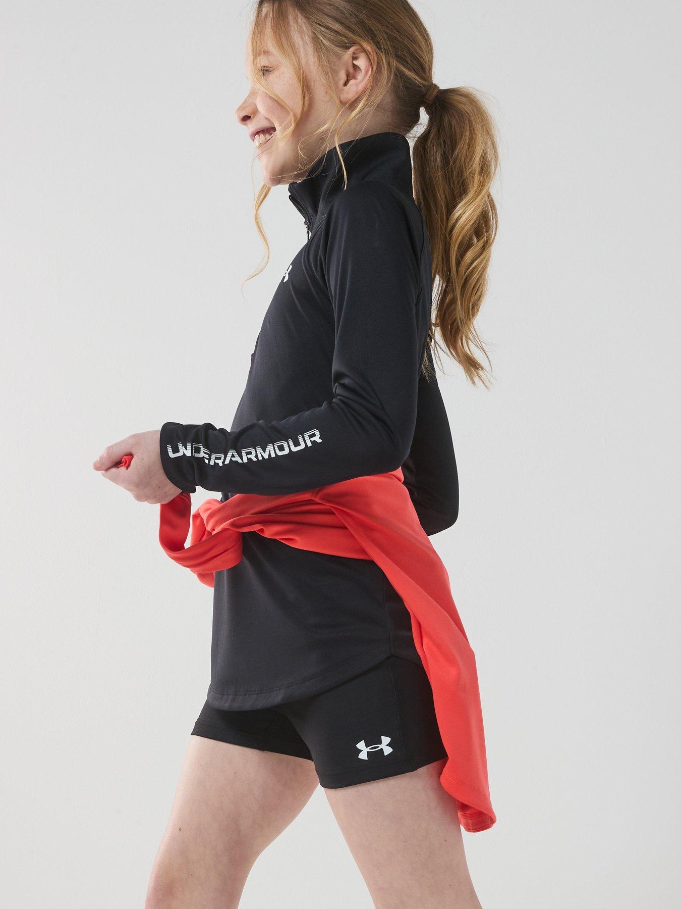 Image 5 of 7 of UNDER ARMOUR Junior Girls Training Hg Short - Black