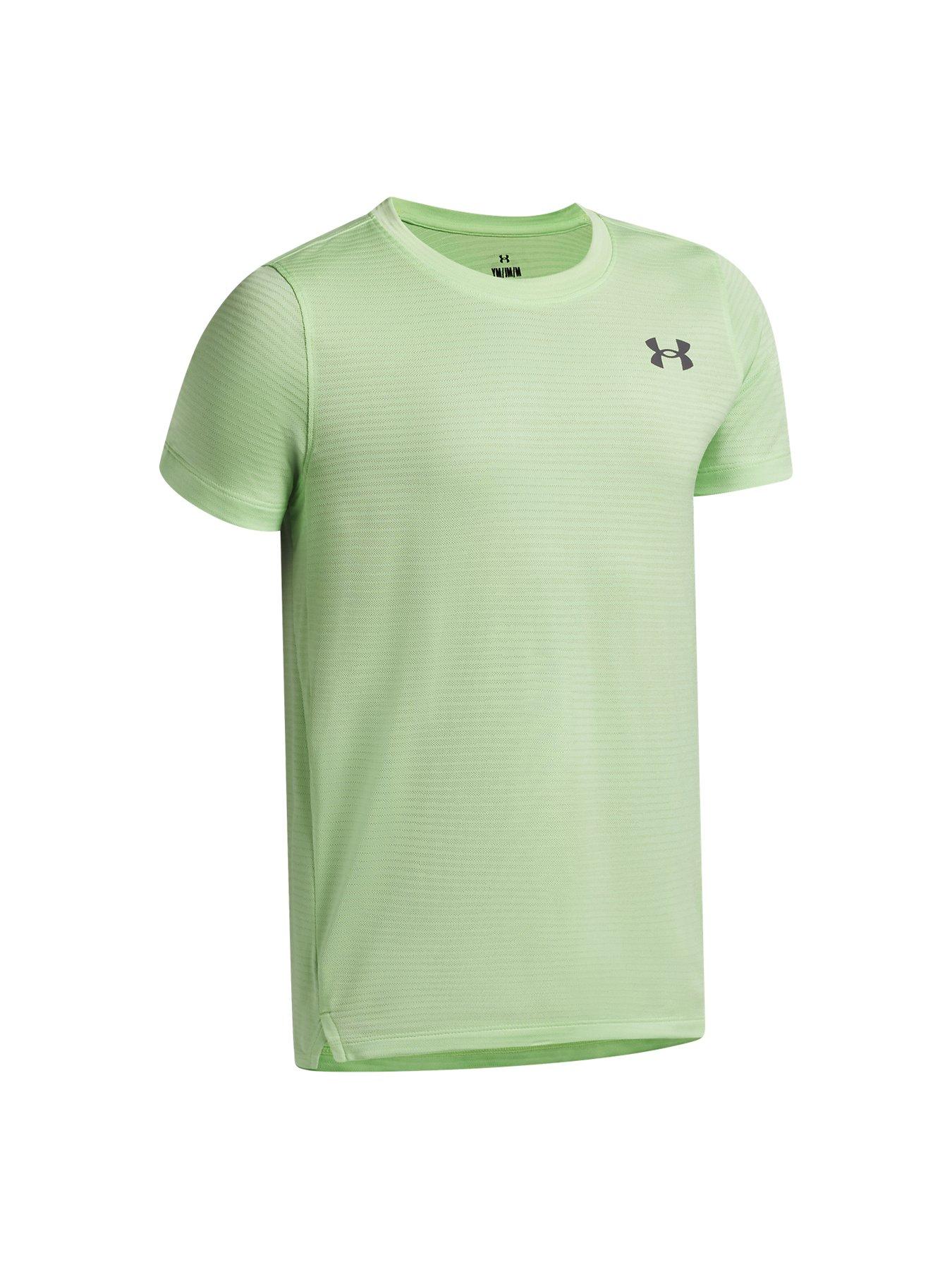 under-armour-junior-boys-training-tech-vent-short-sleeve-t-shirt-greenoutfit